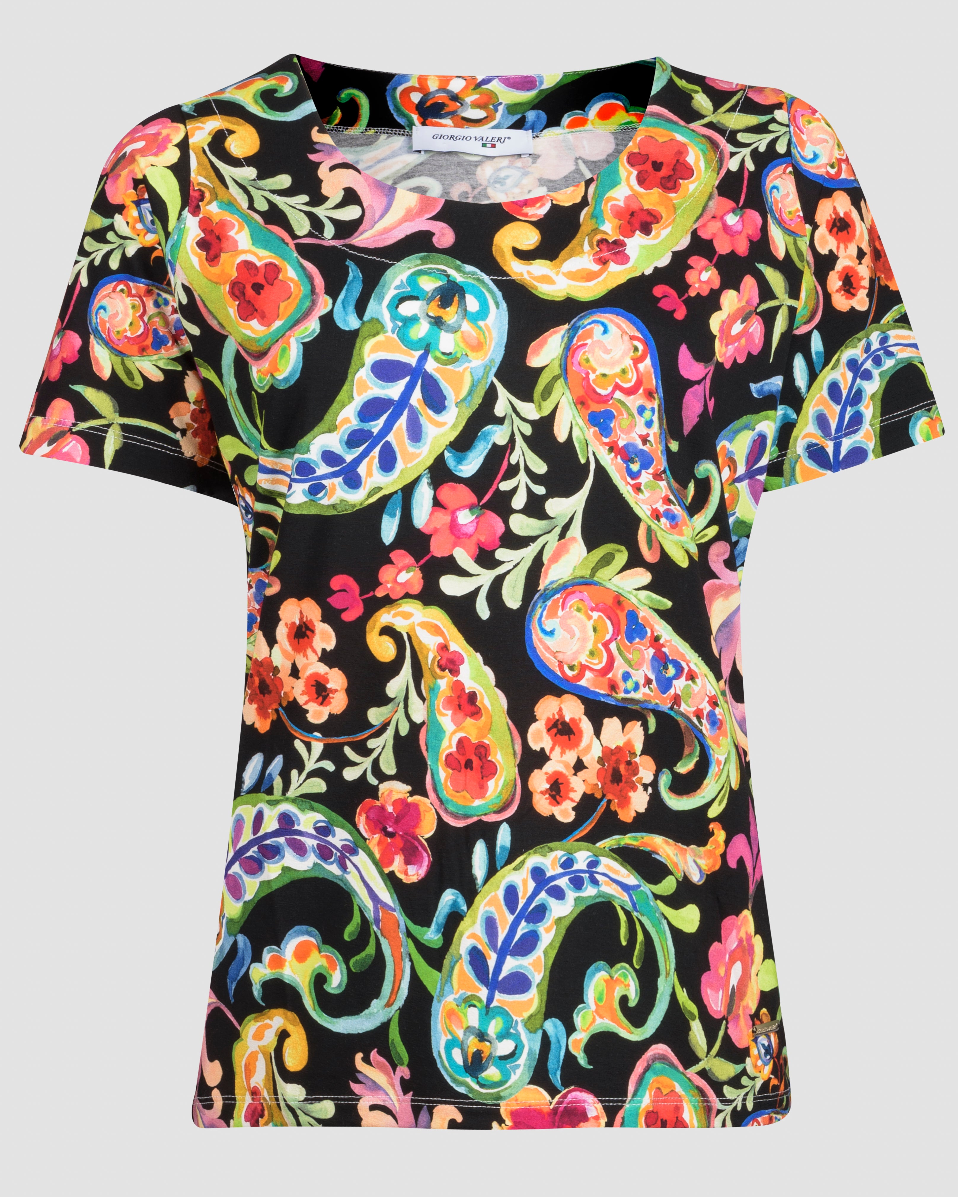 Maglia M/M giro viscosa fantasia