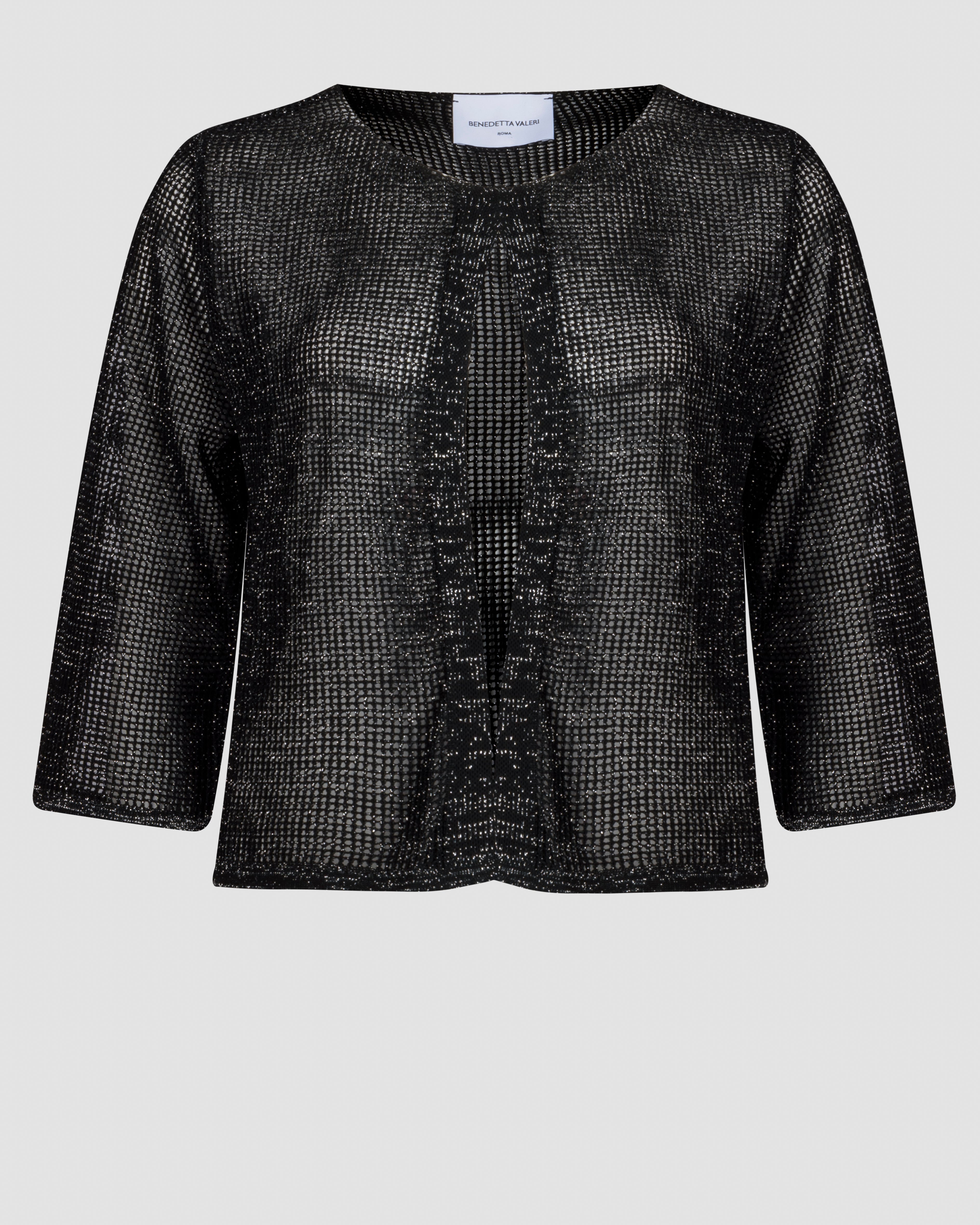Cardigan copri spalle traforato lurex 1765