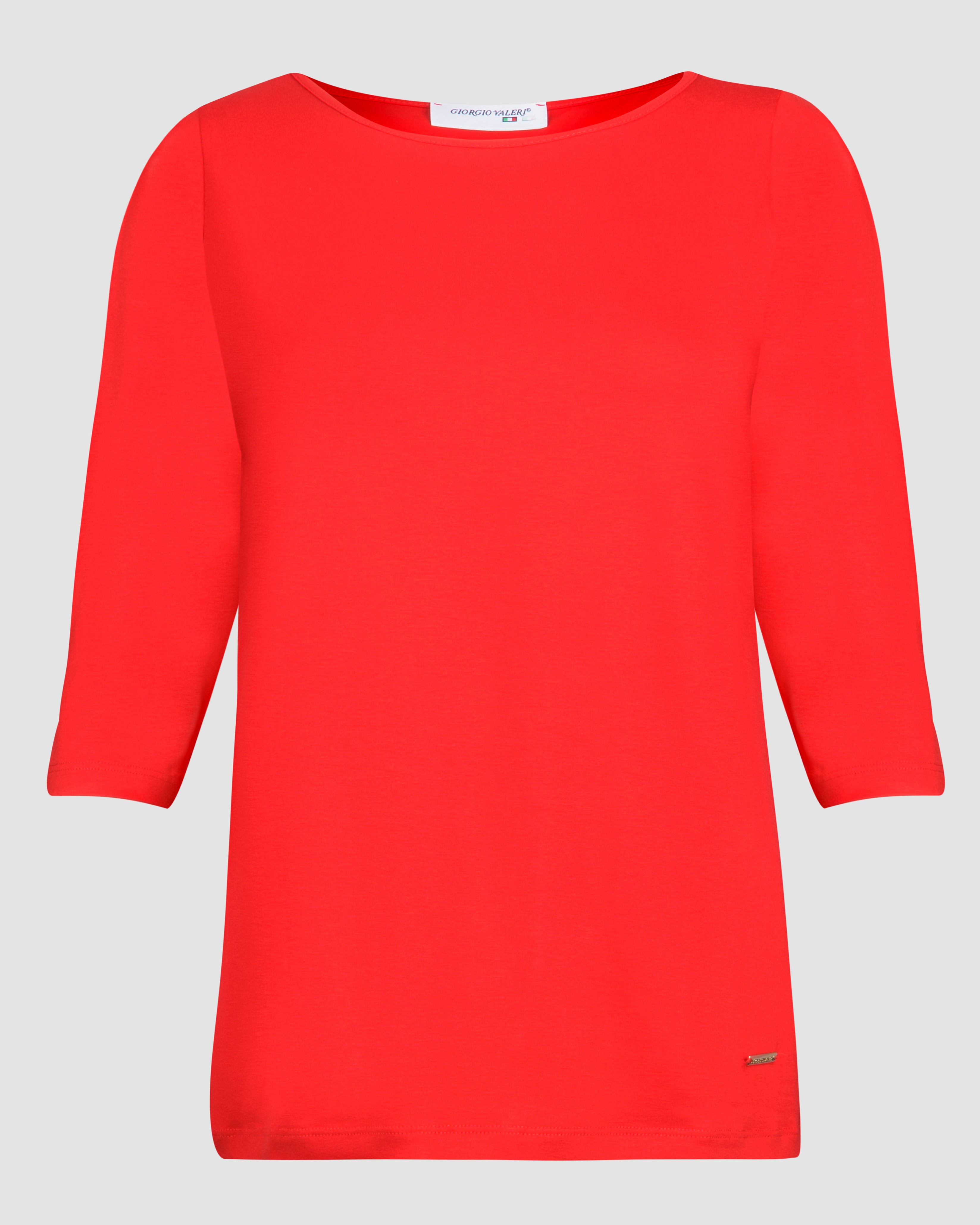 Maglia giorcollo barchetta in viscosa 600 NEW 3/4