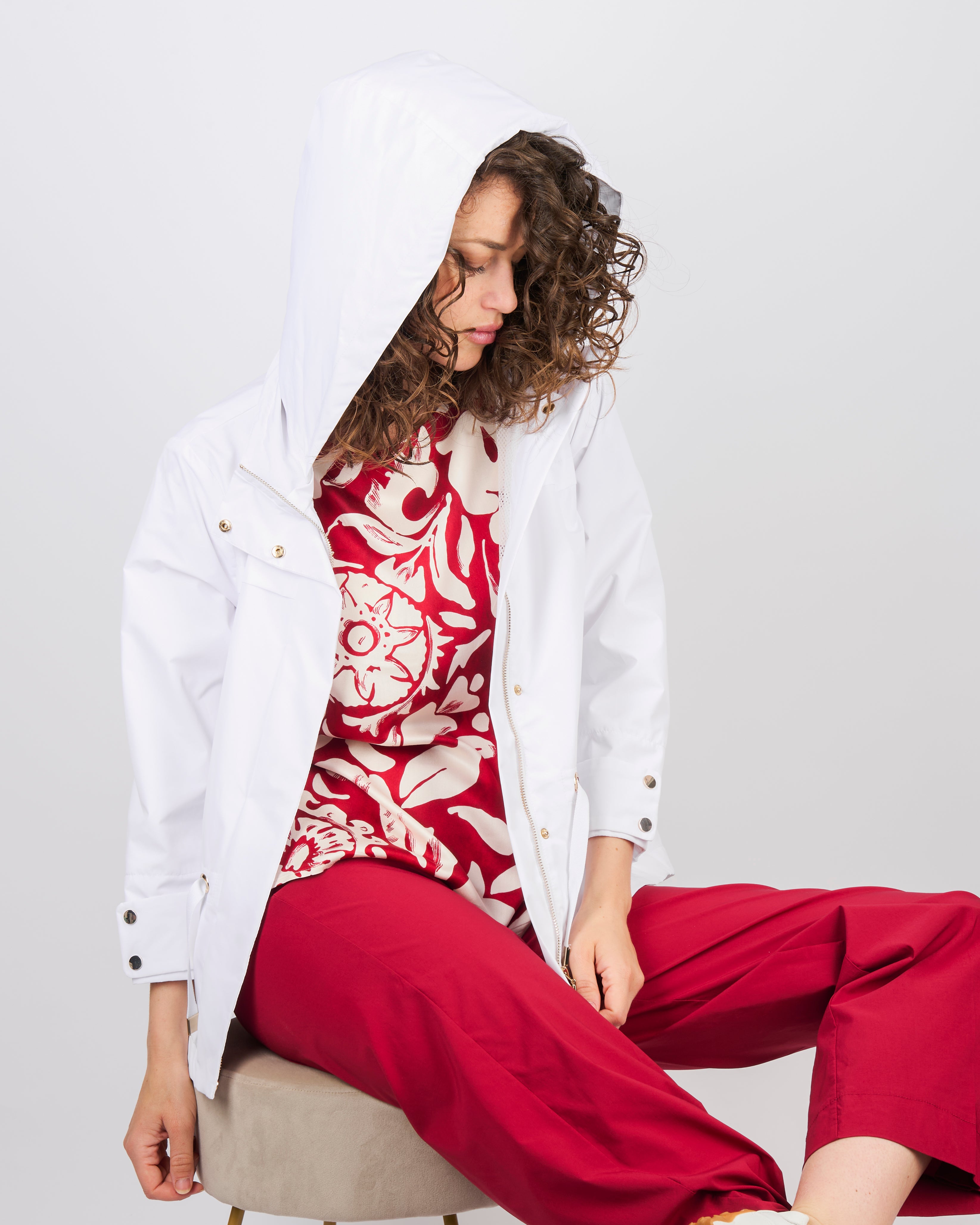 Giacca zip e cappuccio FRANCY