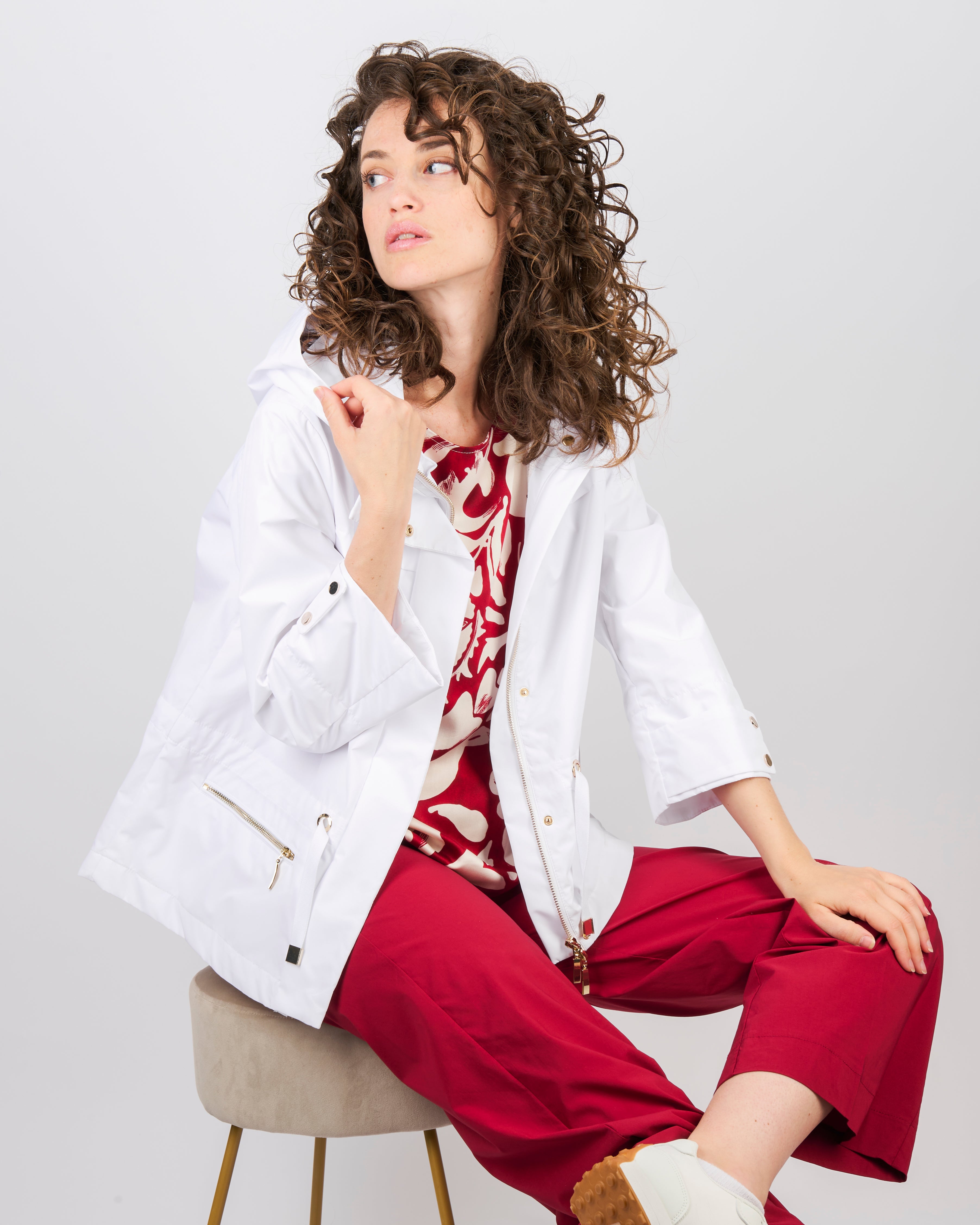 Giacca zip e cappuccio FRANCY