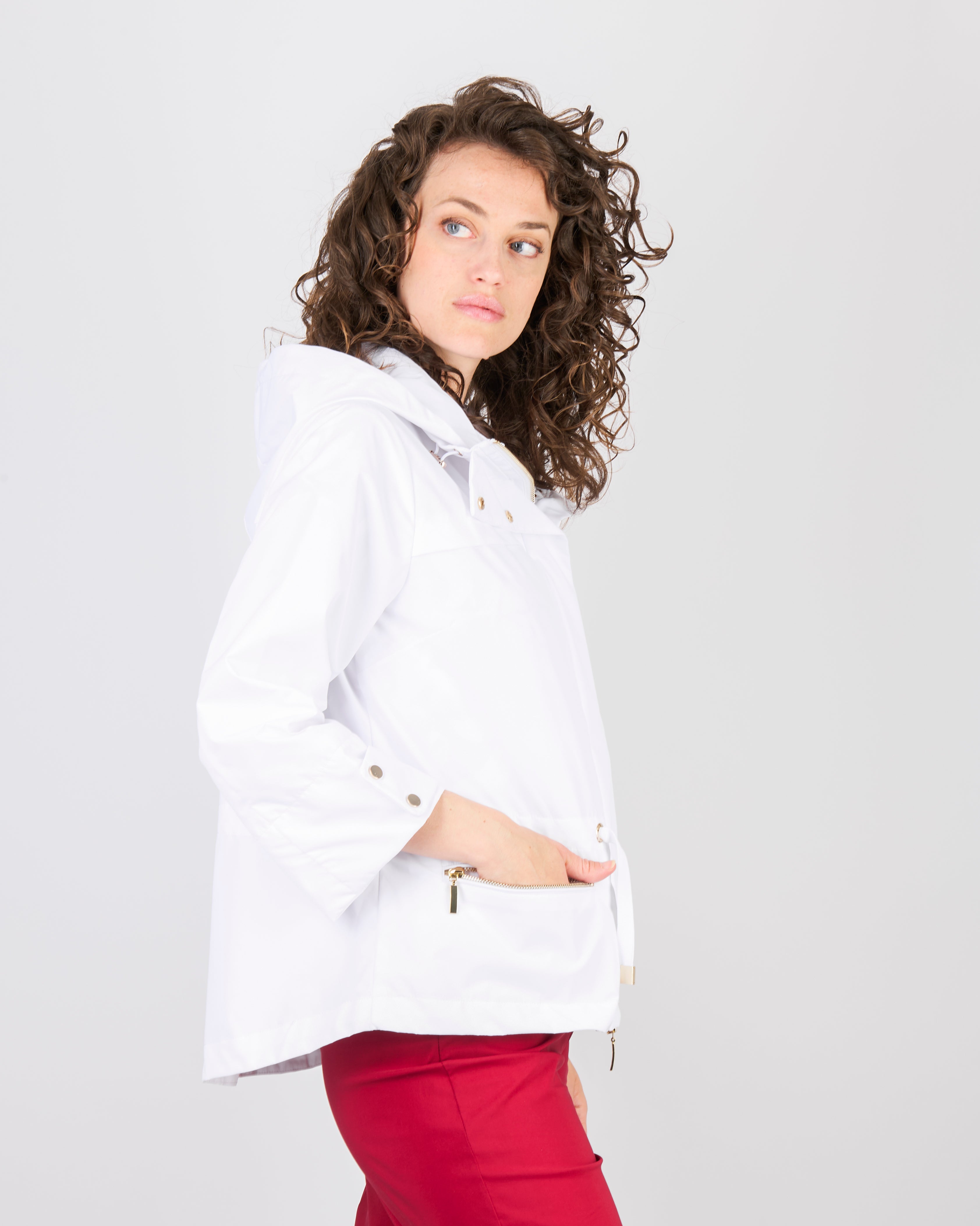 Giacca zip e cappuccio FRANCY