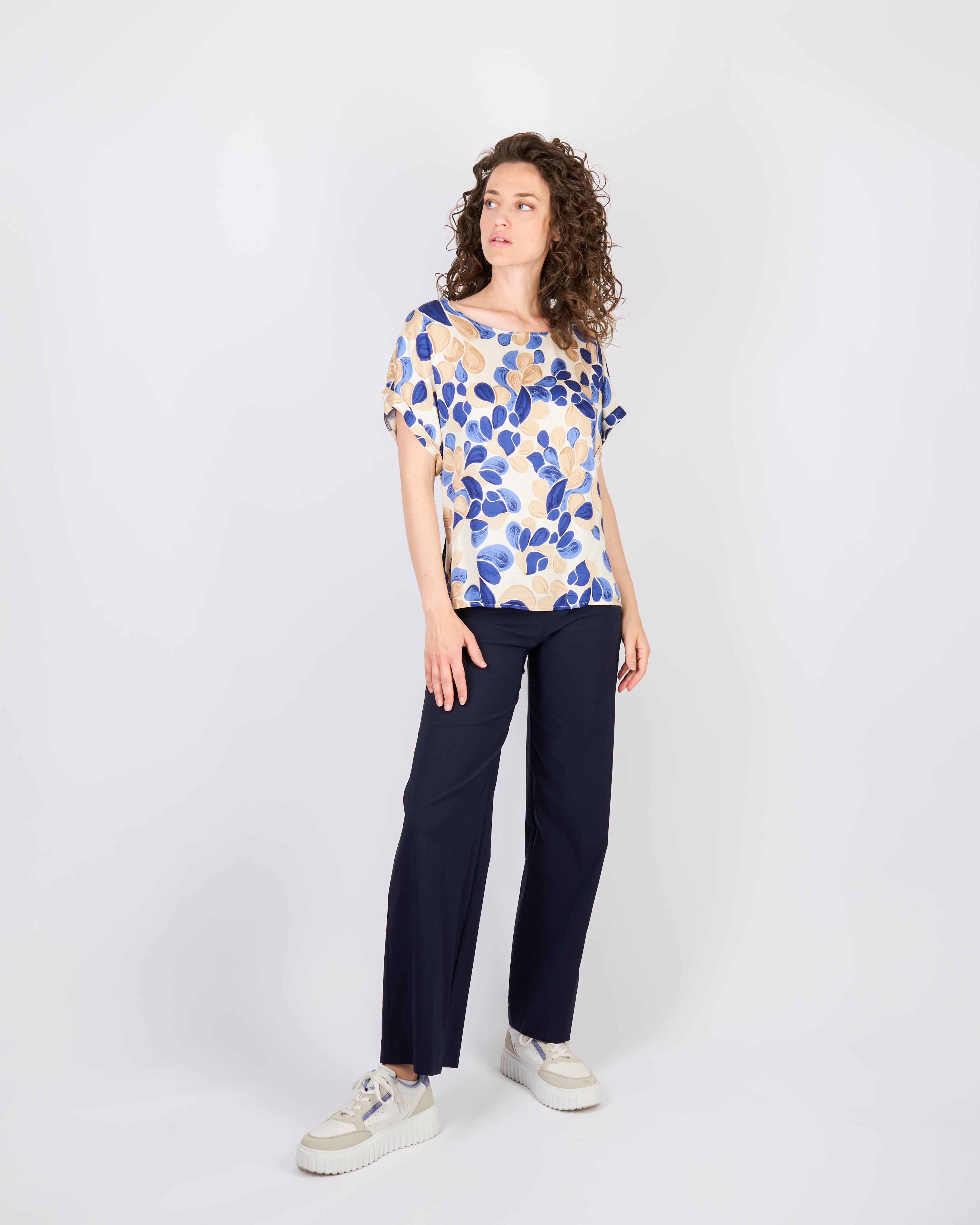 Blusa raso di viscosa MANUELA