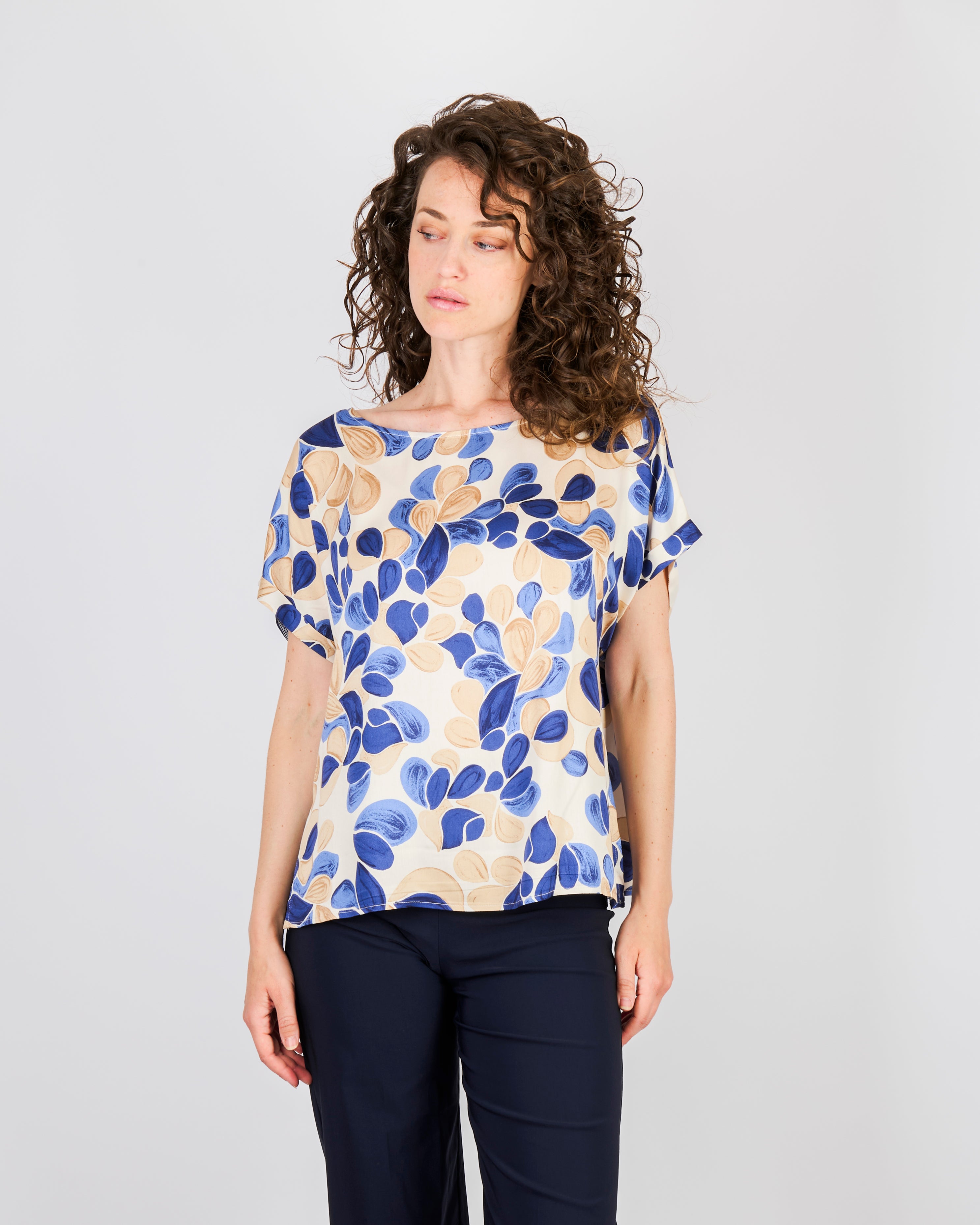 Blusa raso di viscosa MANUELA