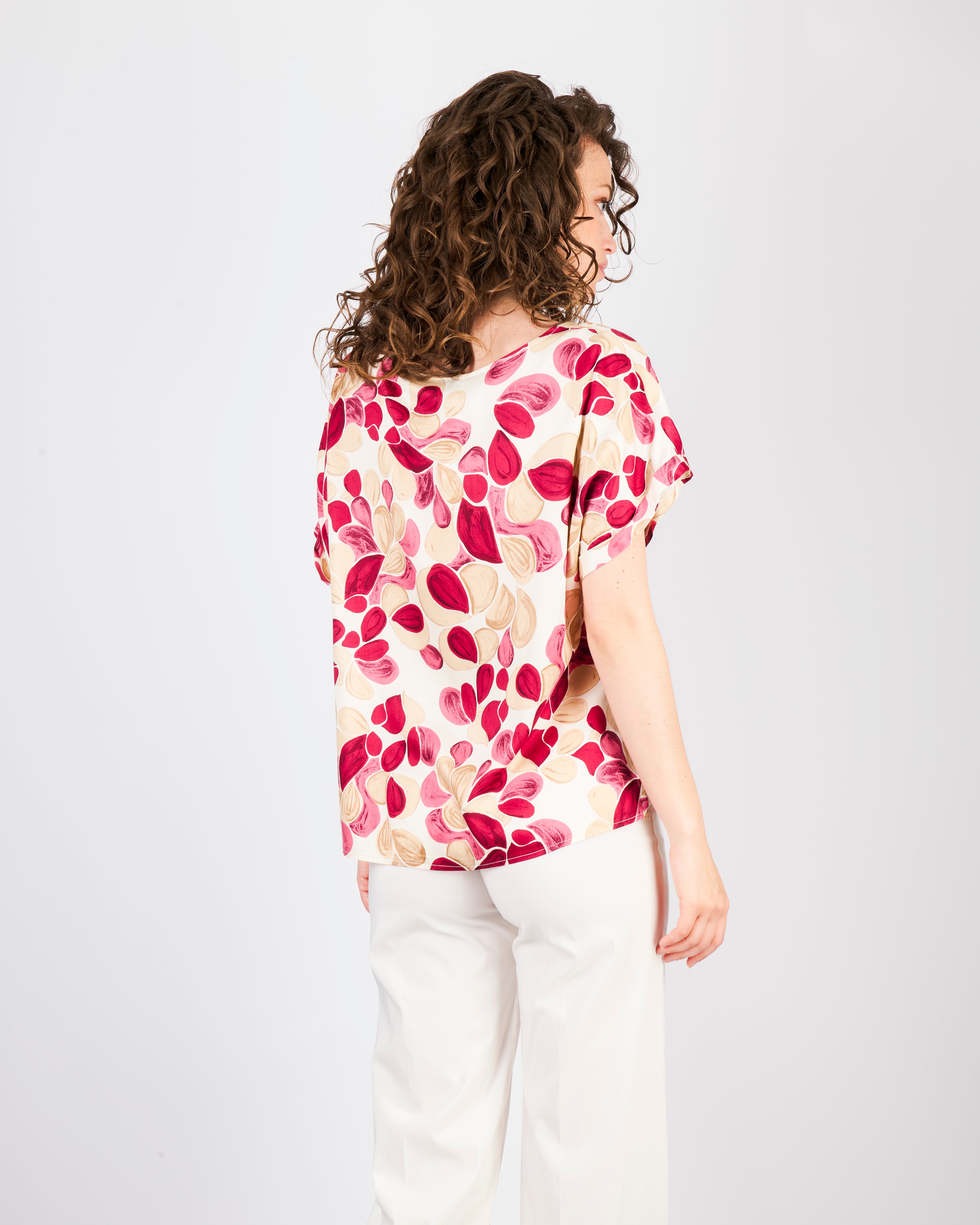 Blusa raso di viscosa LUCILLA