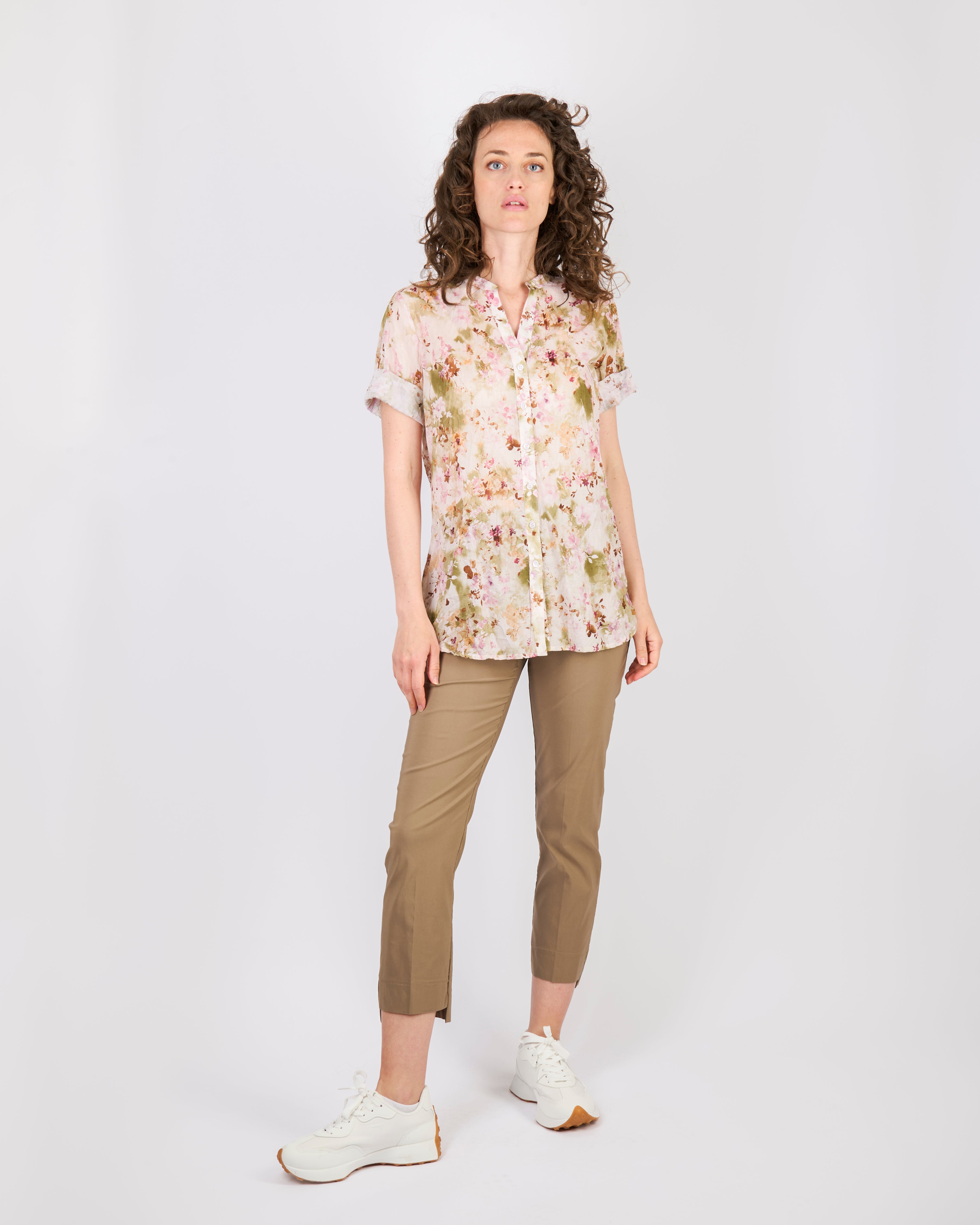 Camicia coreana mussola di cotone 25-223