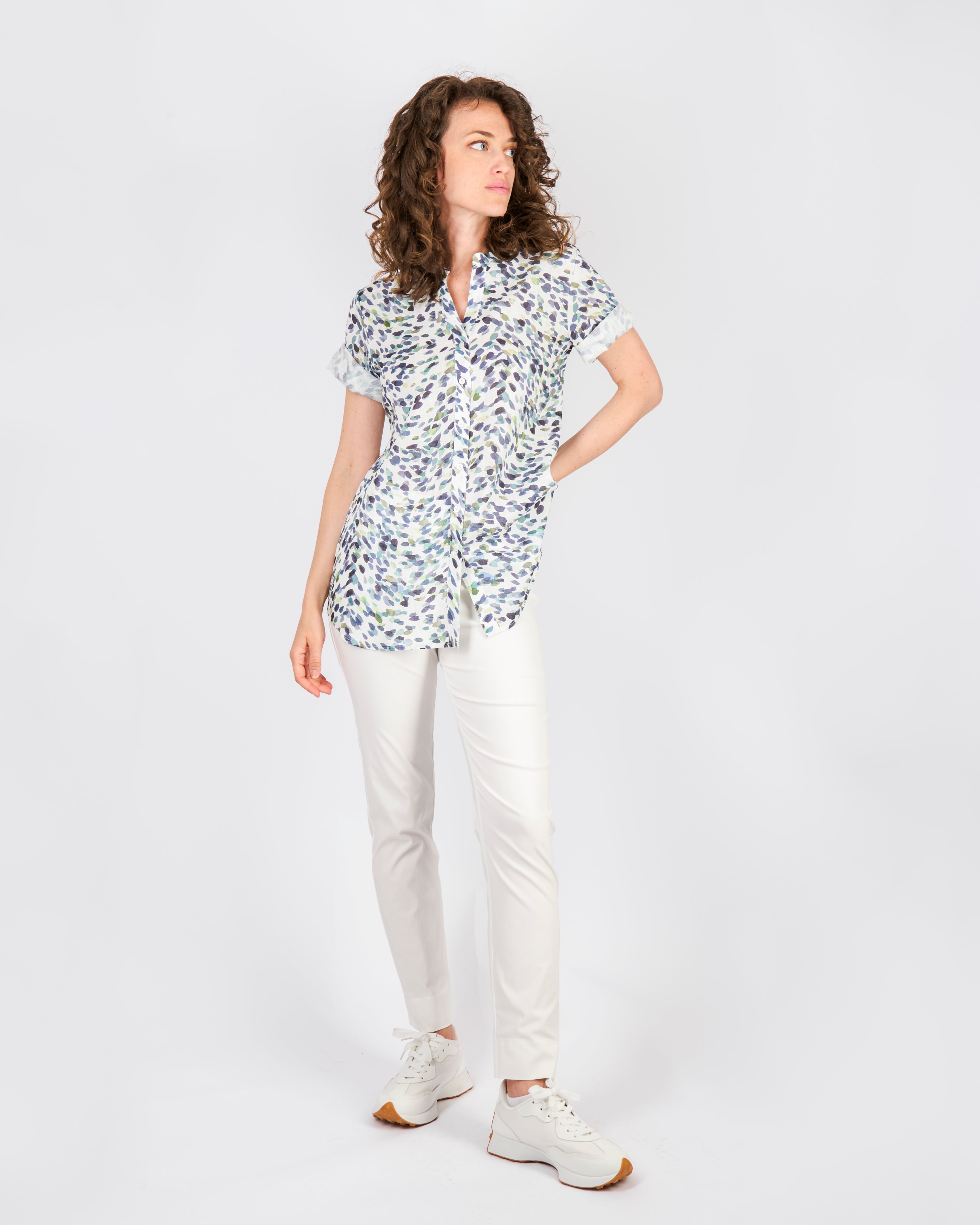 Camicia coreana lino e cotone 25-20M