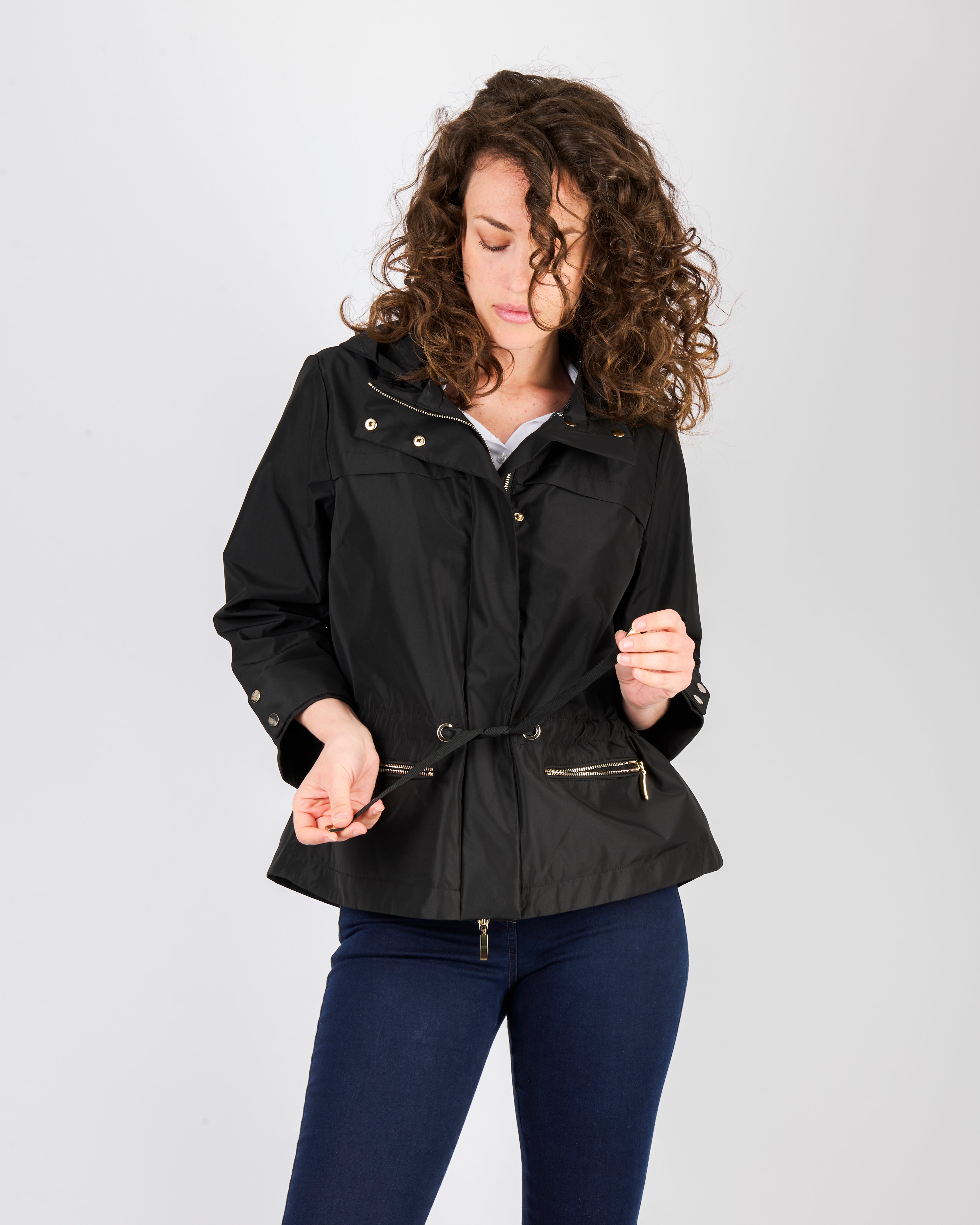 Giacca zip e cappuccio FRANCY