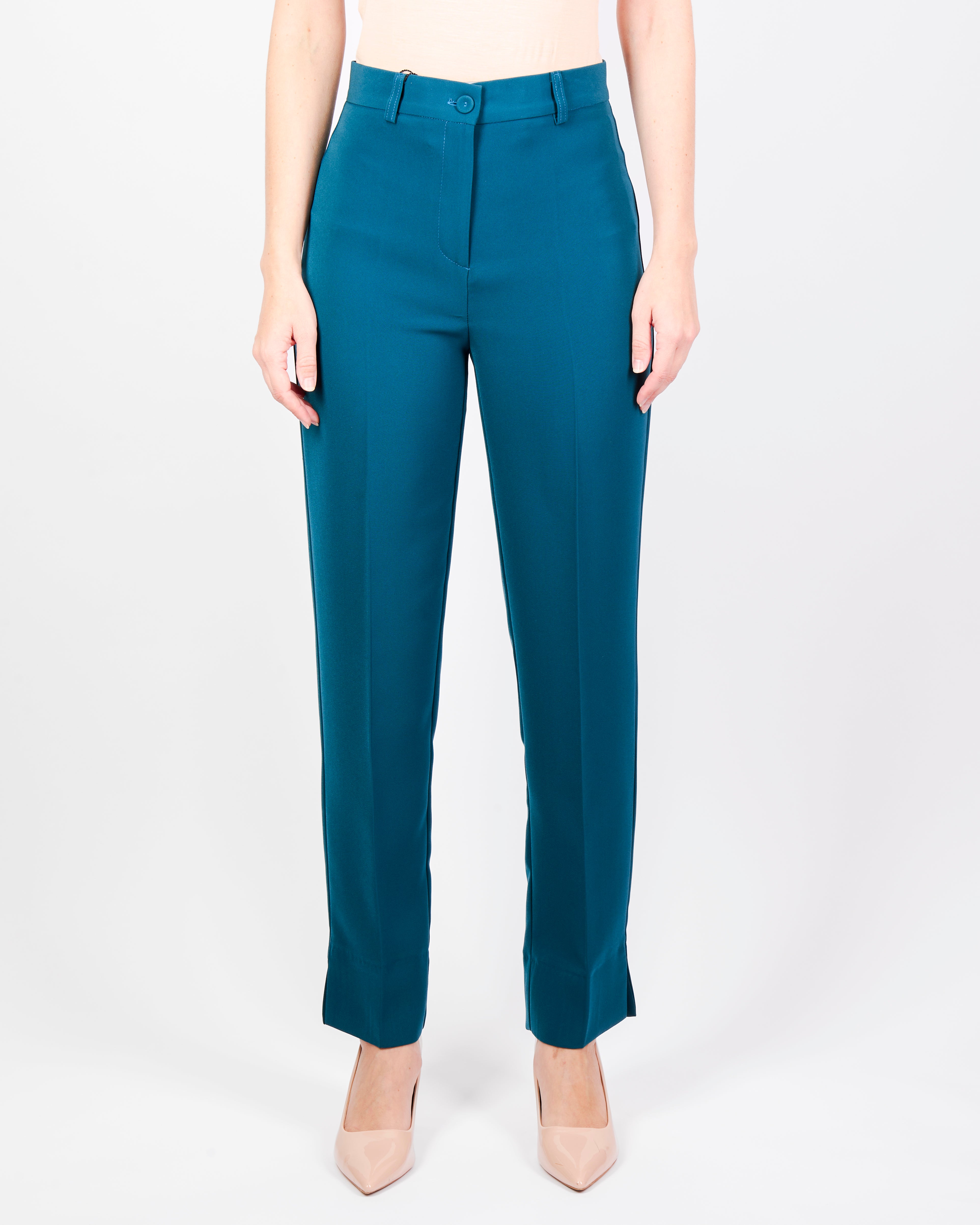 Pantalone stretto in crepe CICLONE