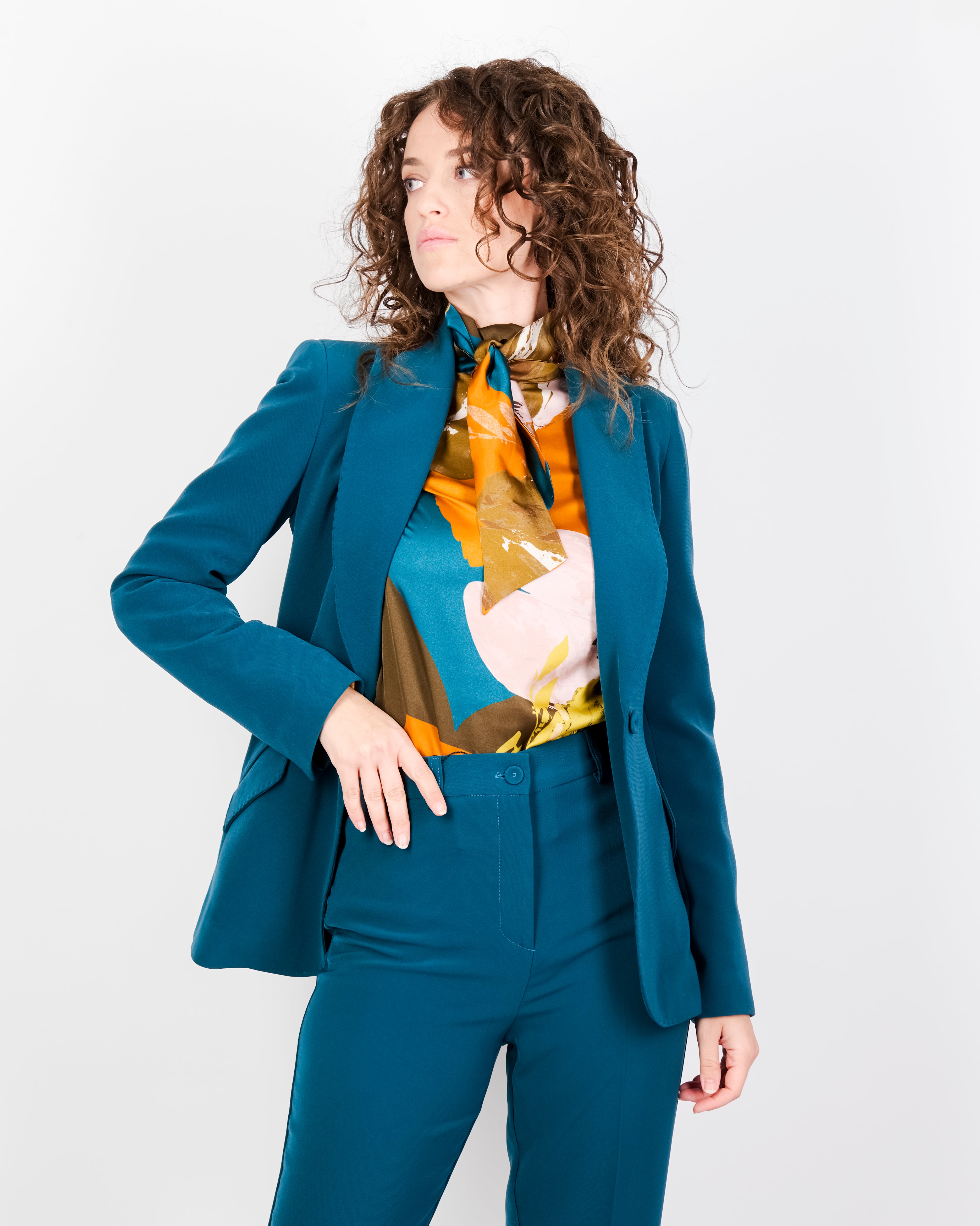 Giacca bottone crepe CESARE