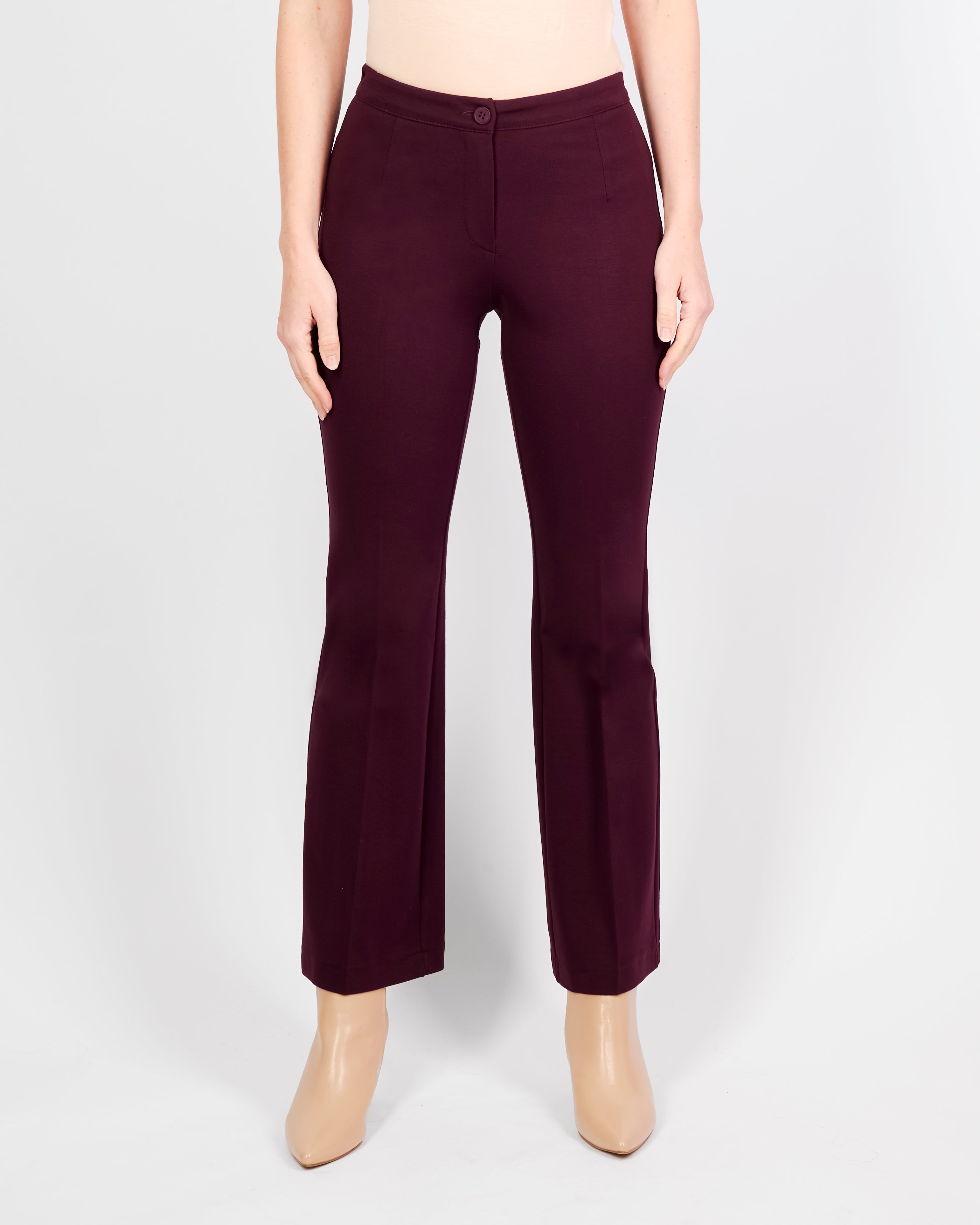 Pantalone zampetta punto milano comfort H164/1