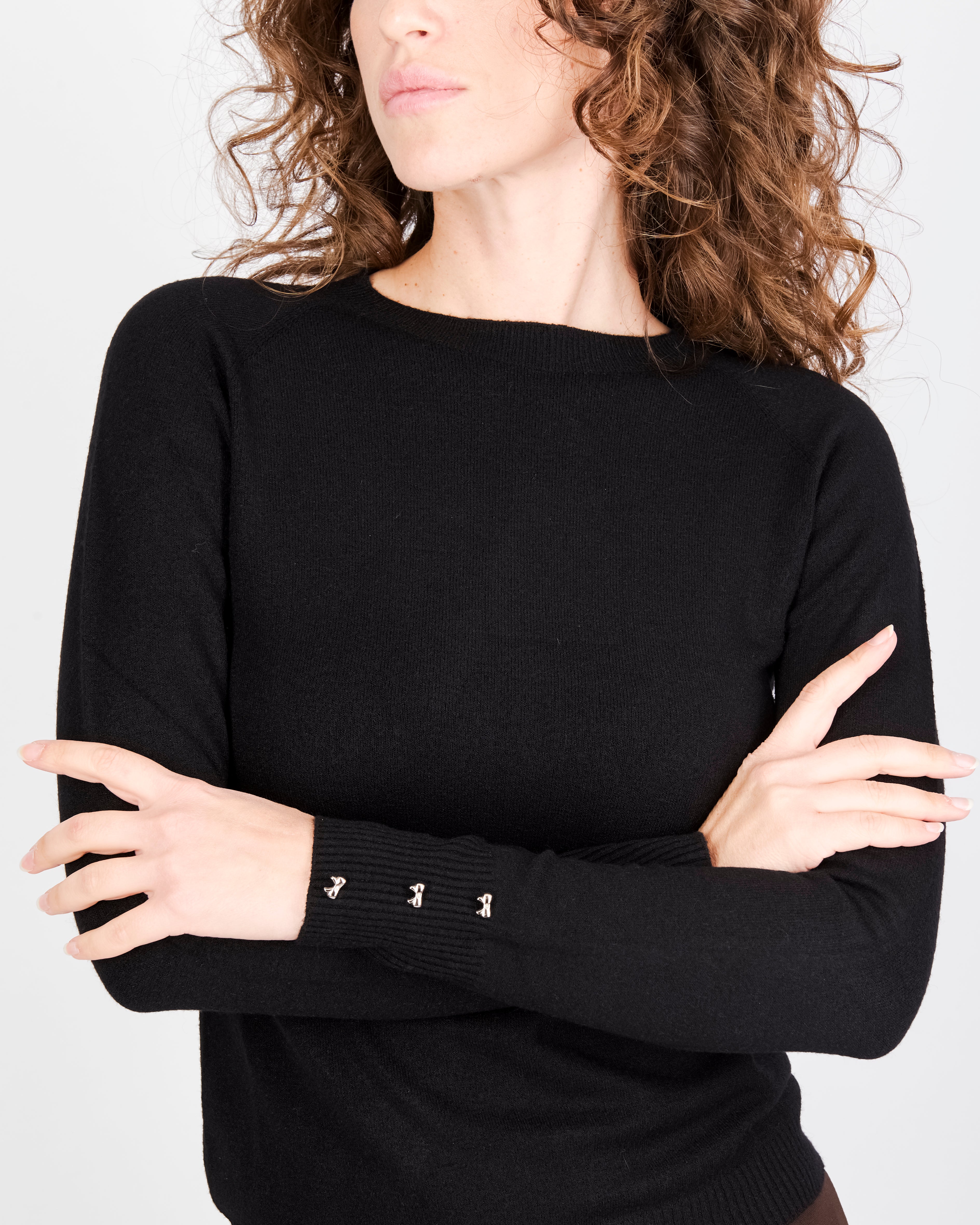 Maglia giro fiocchi gioiello polsini PA4122