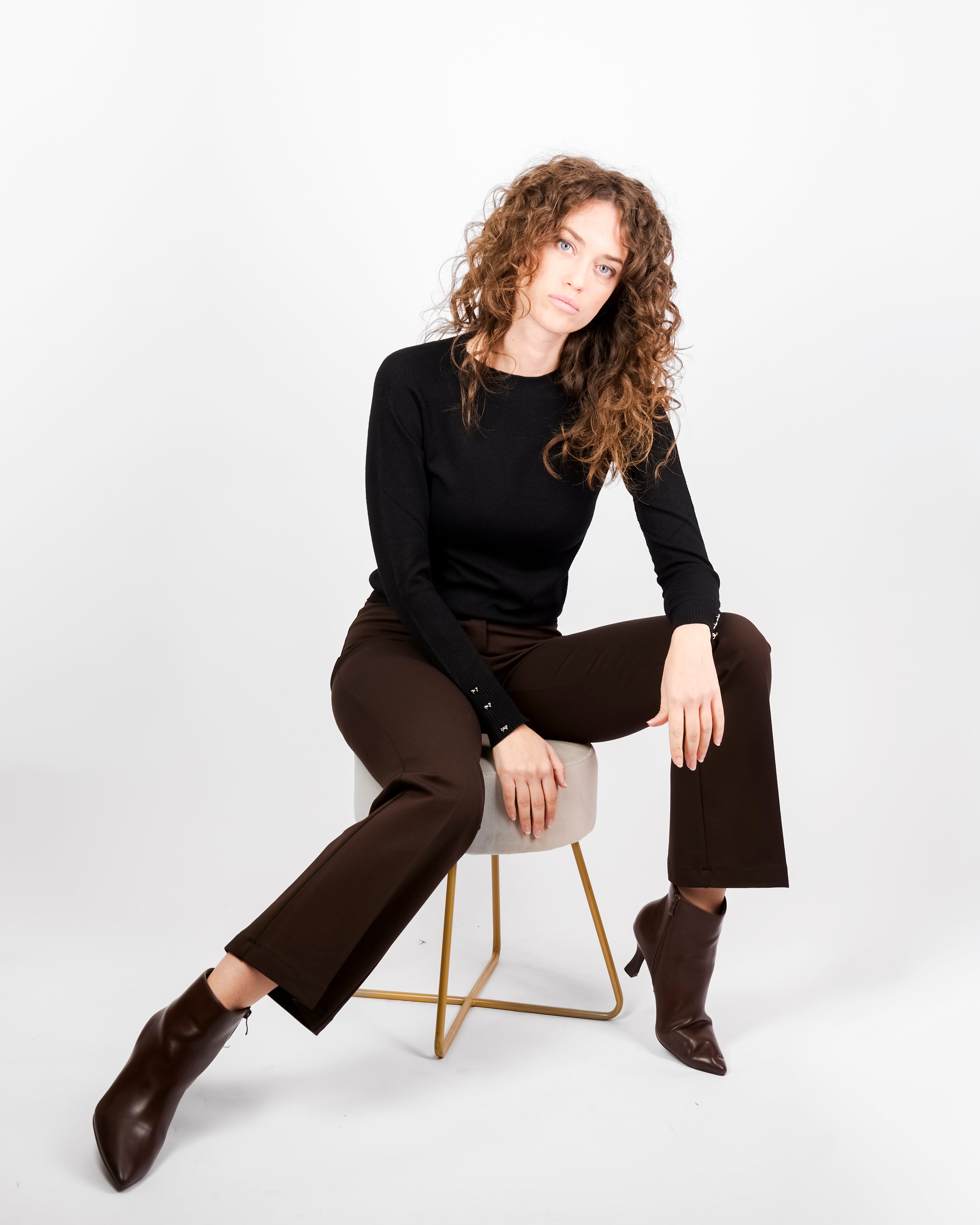 Maglia giro fiocchi gioiello polsini PA4122