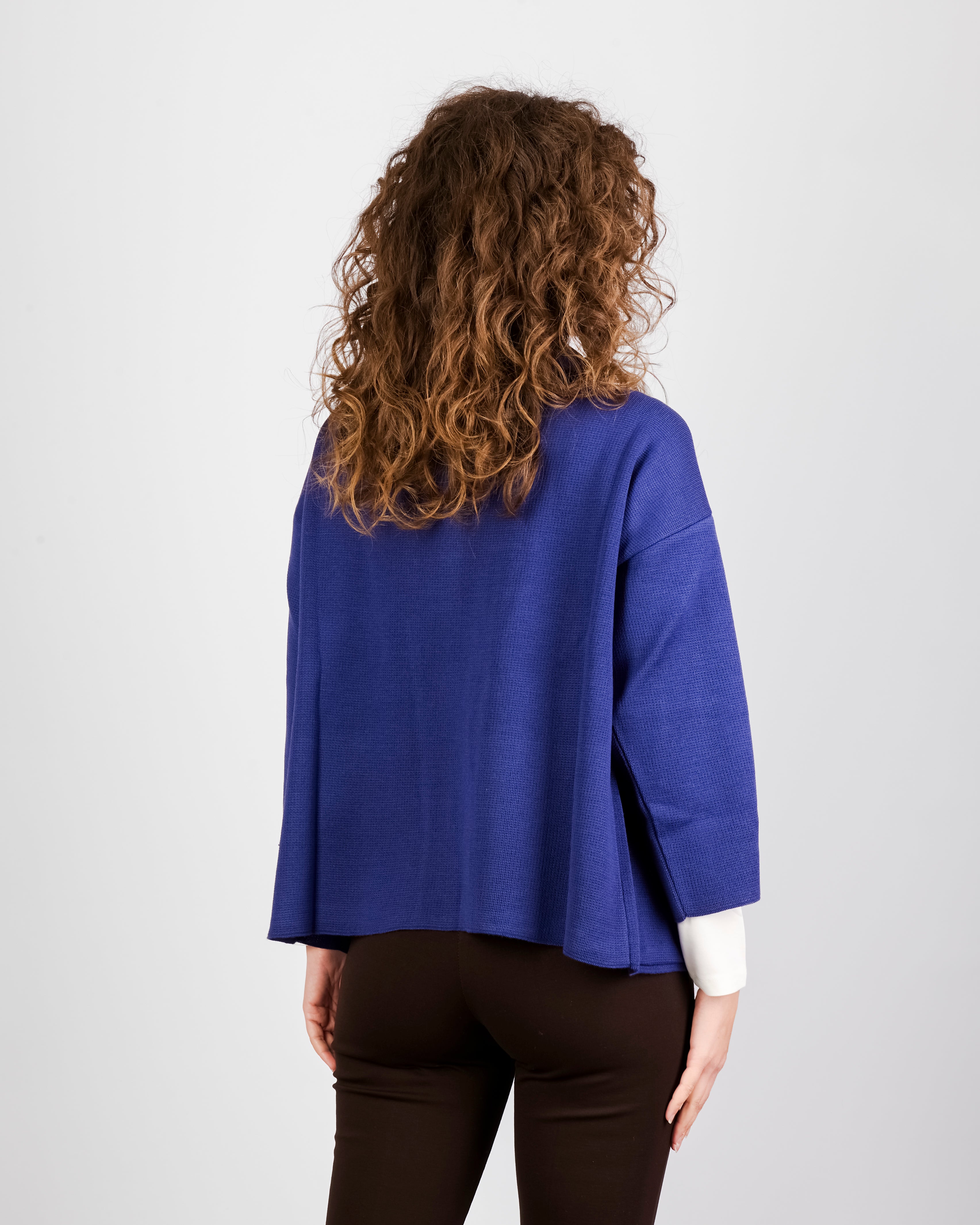 Cappottino punto maglia collo e tasche CAP1371