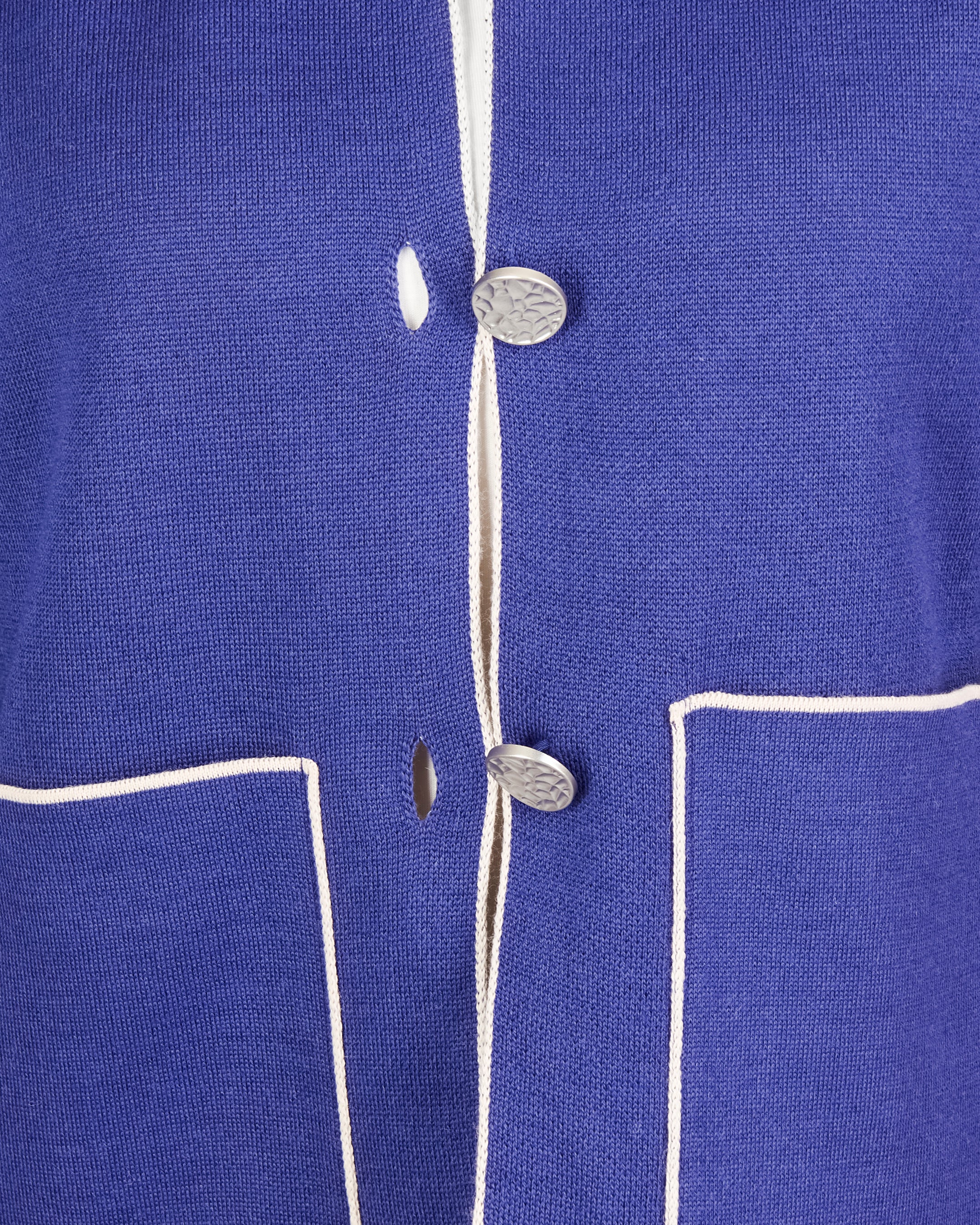 Giacca in maglia profili contrasto 1922
