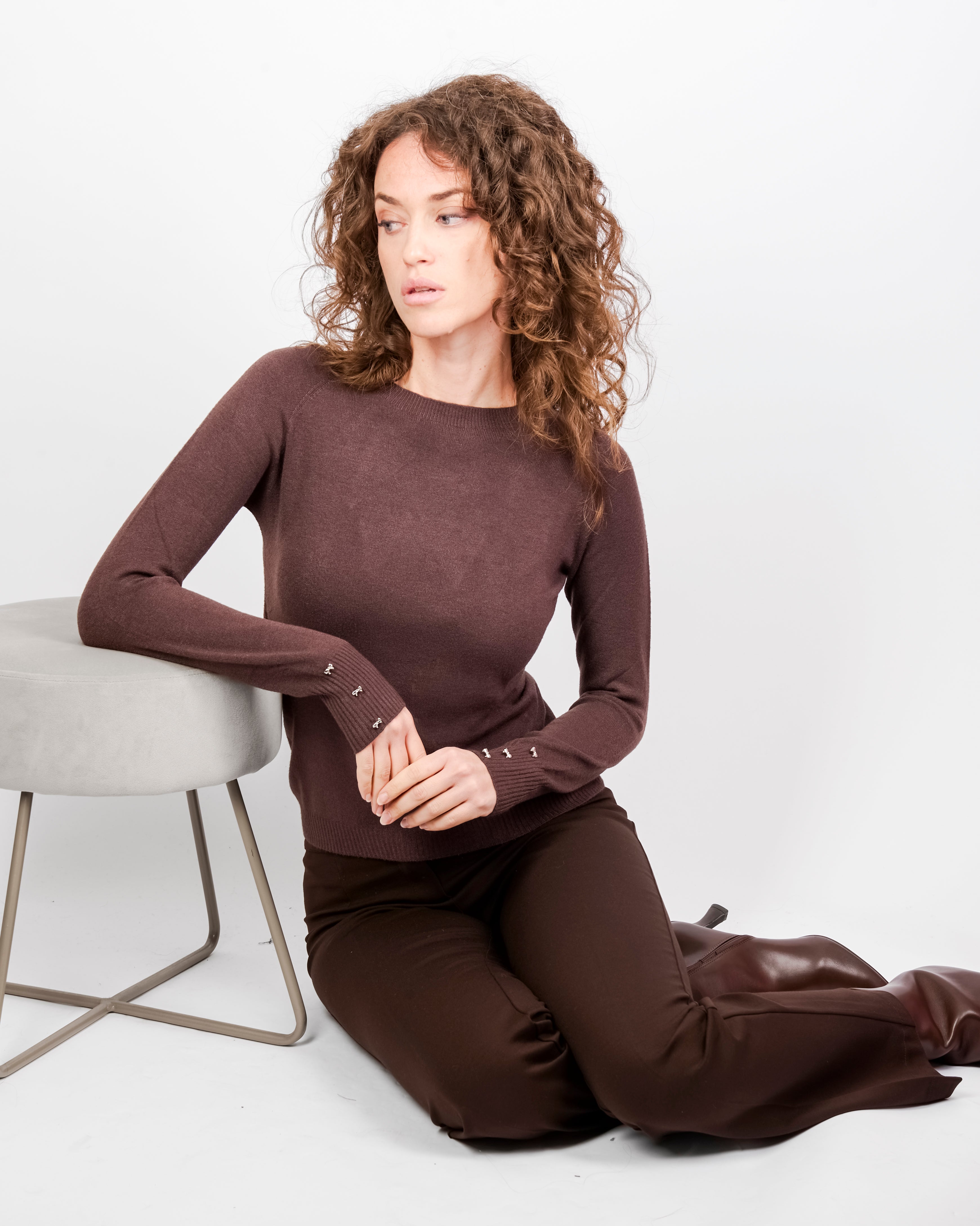 Maglia giro fiocchi gioiello polsini PA4122