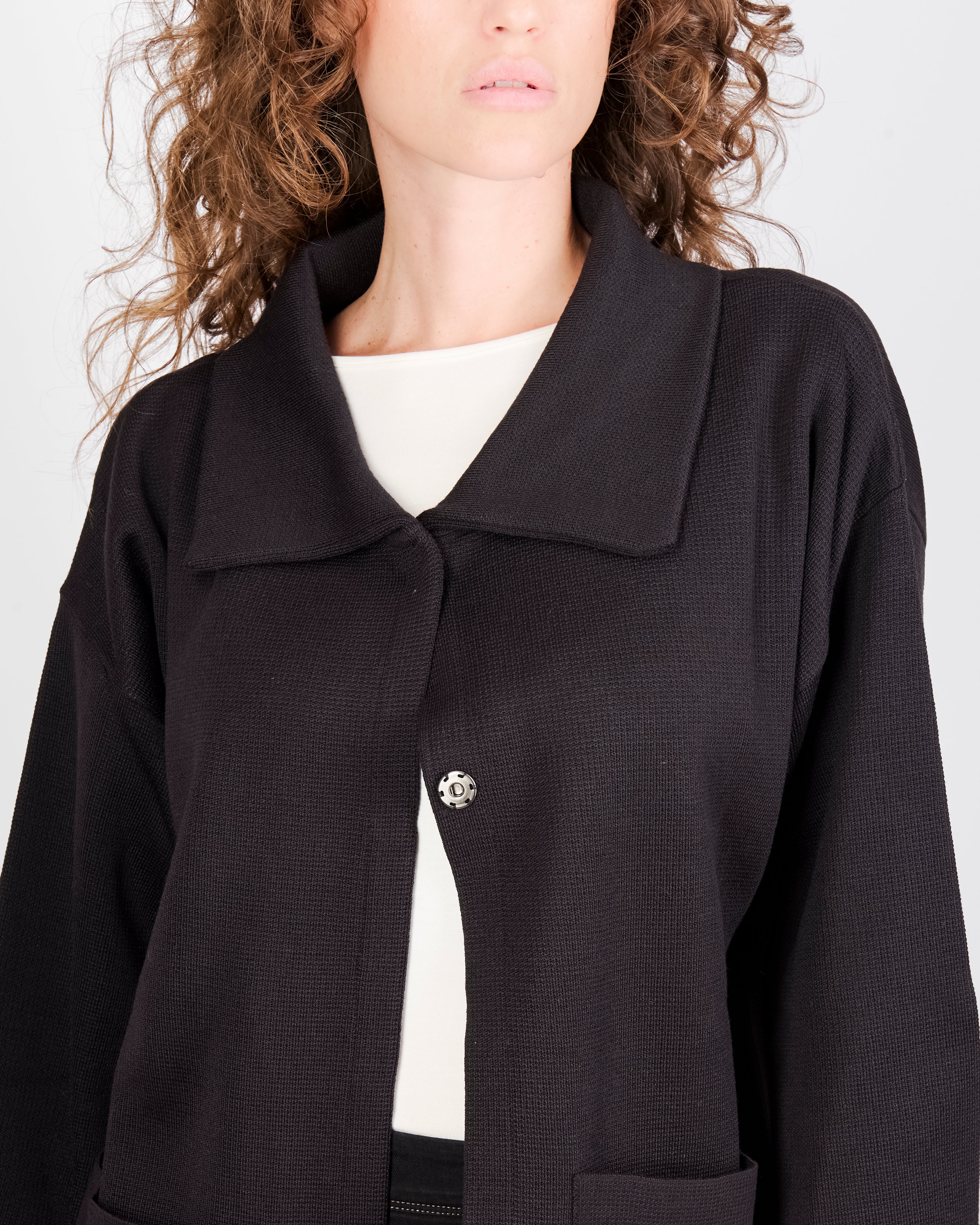 Cappottino punto maglia collo e tasche CAP1371