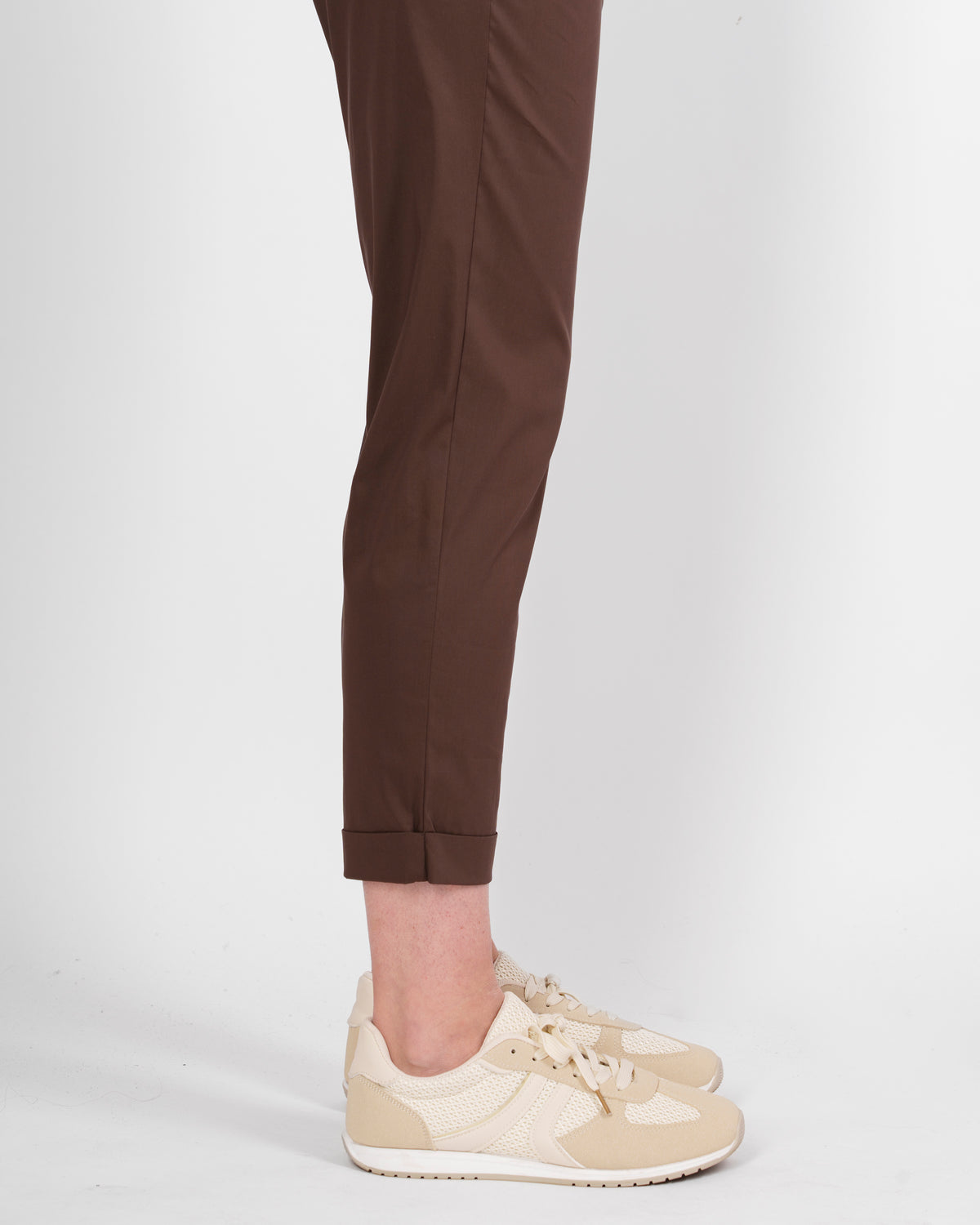 Pantalone in cotone con risvolto 1012/60