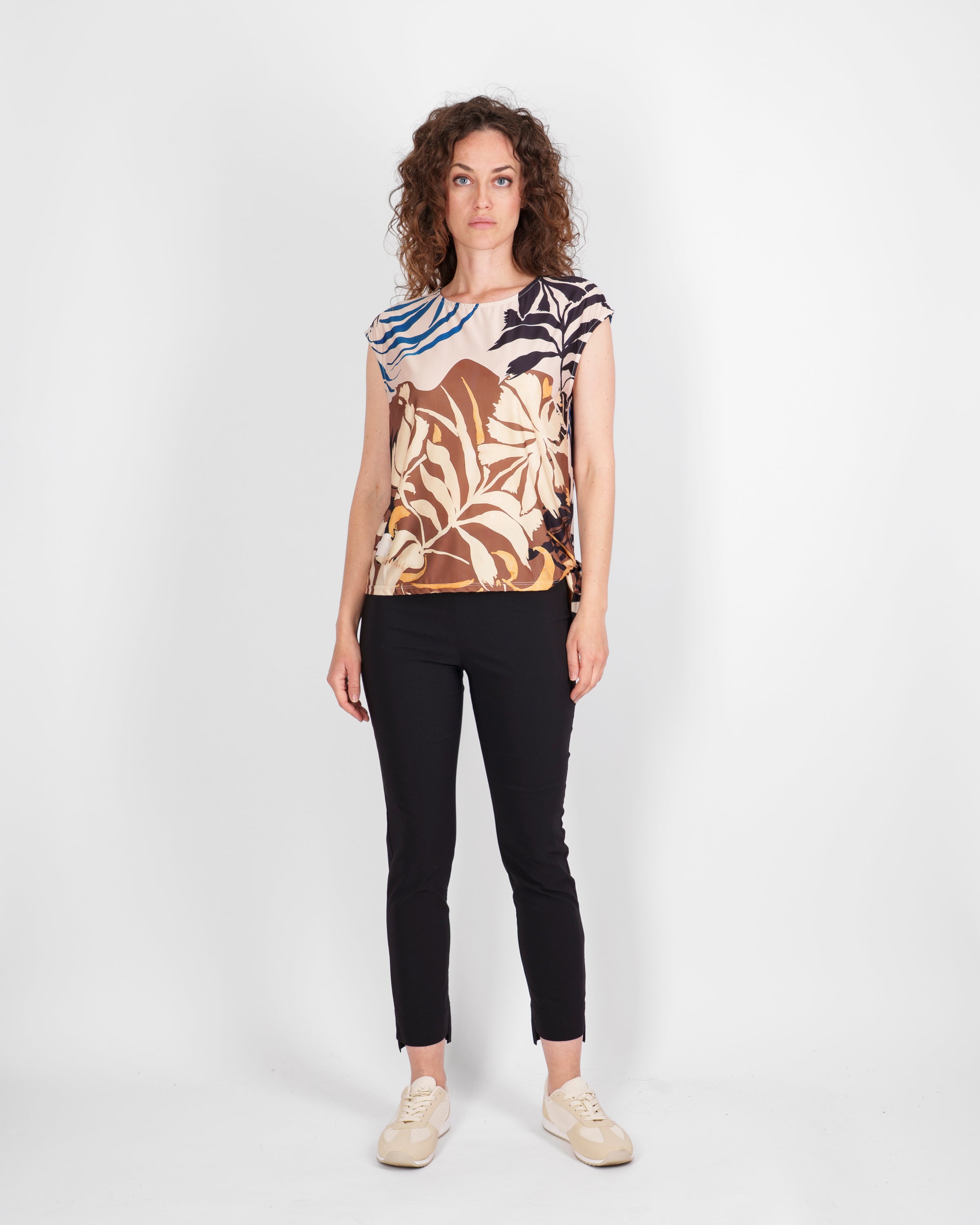Pantalone scalino viscosa leggera 1072/11