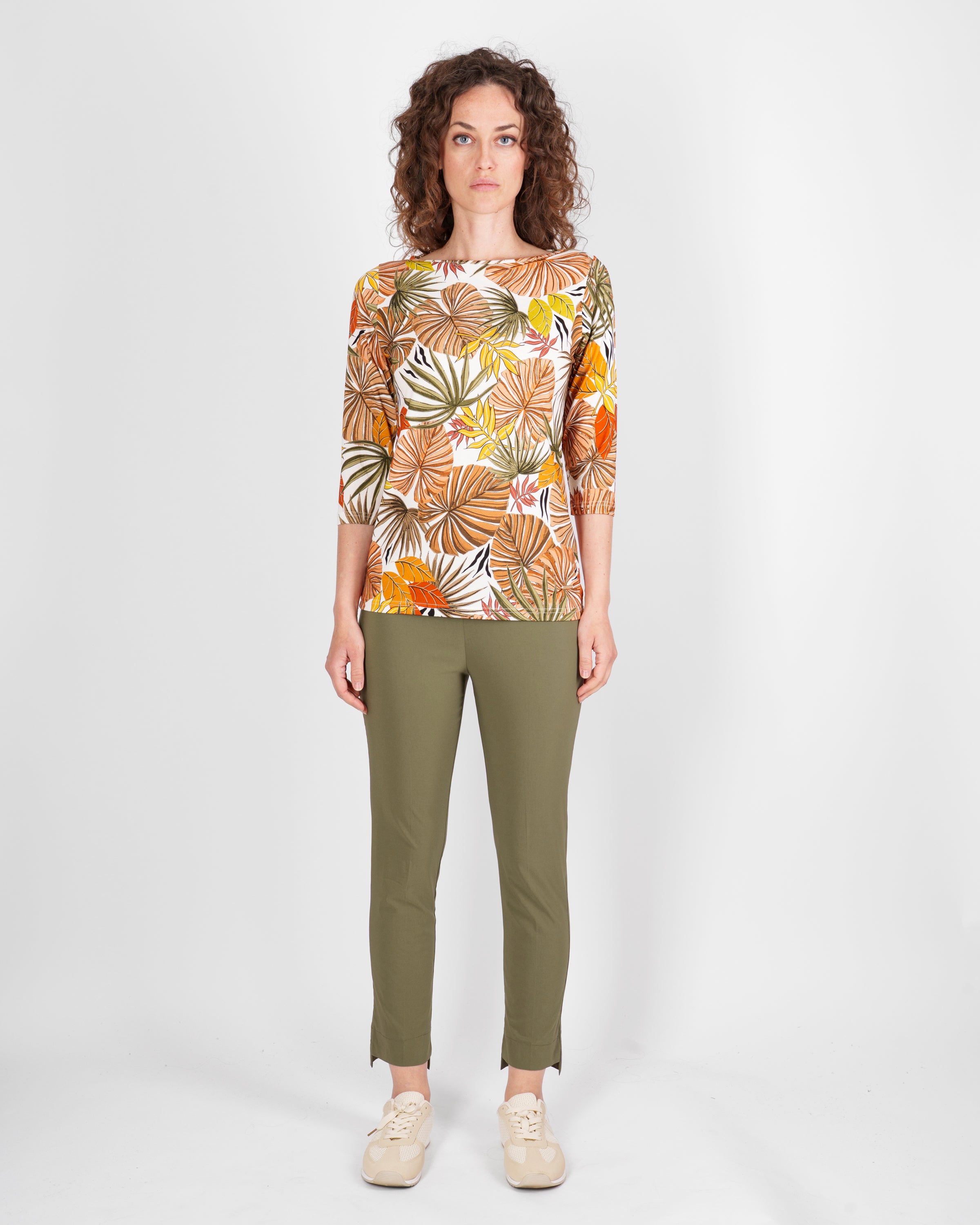 Pantalone scalino viscosa leggera 1072/11