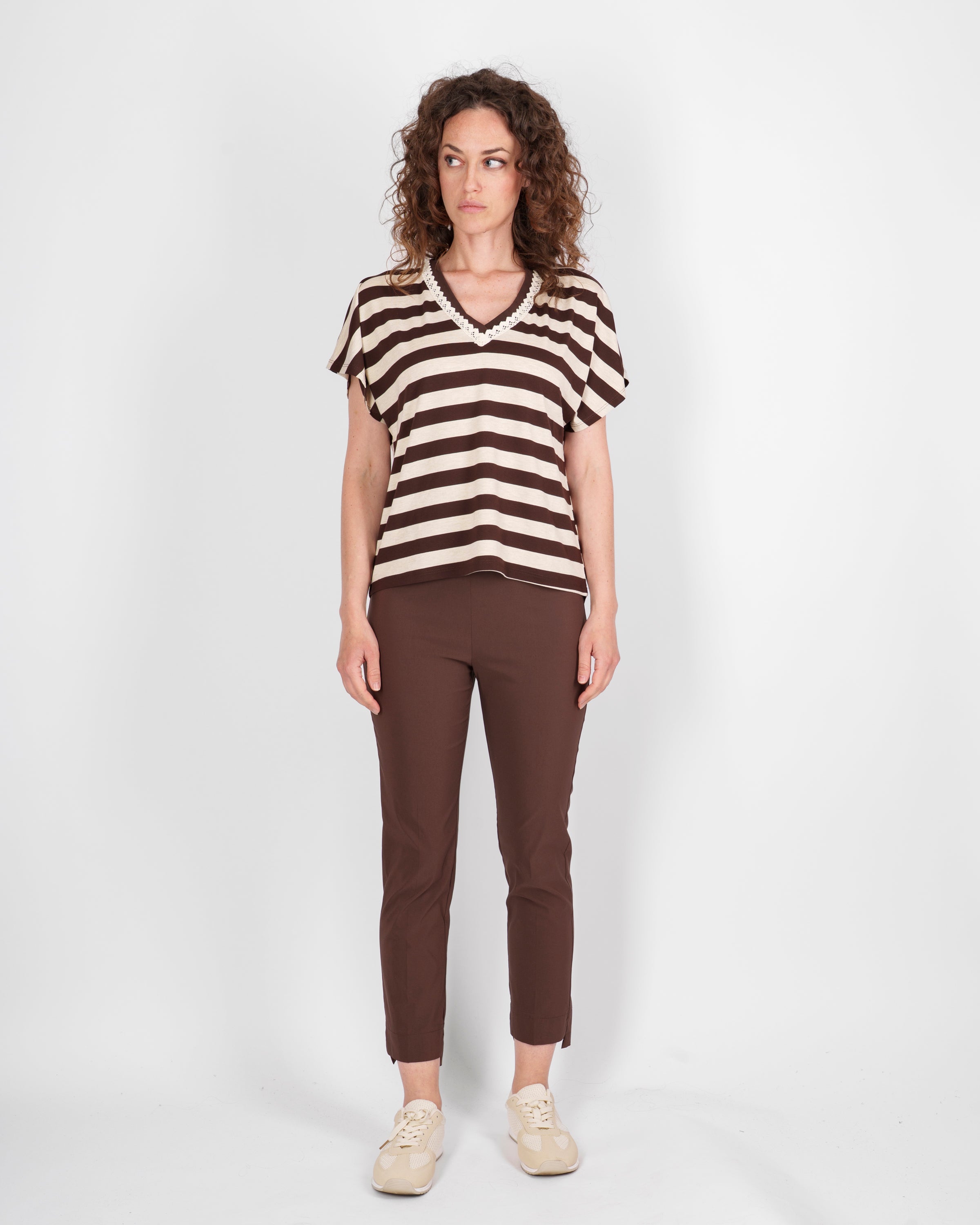 Pantalone scalino viscosa leggera 1072/11