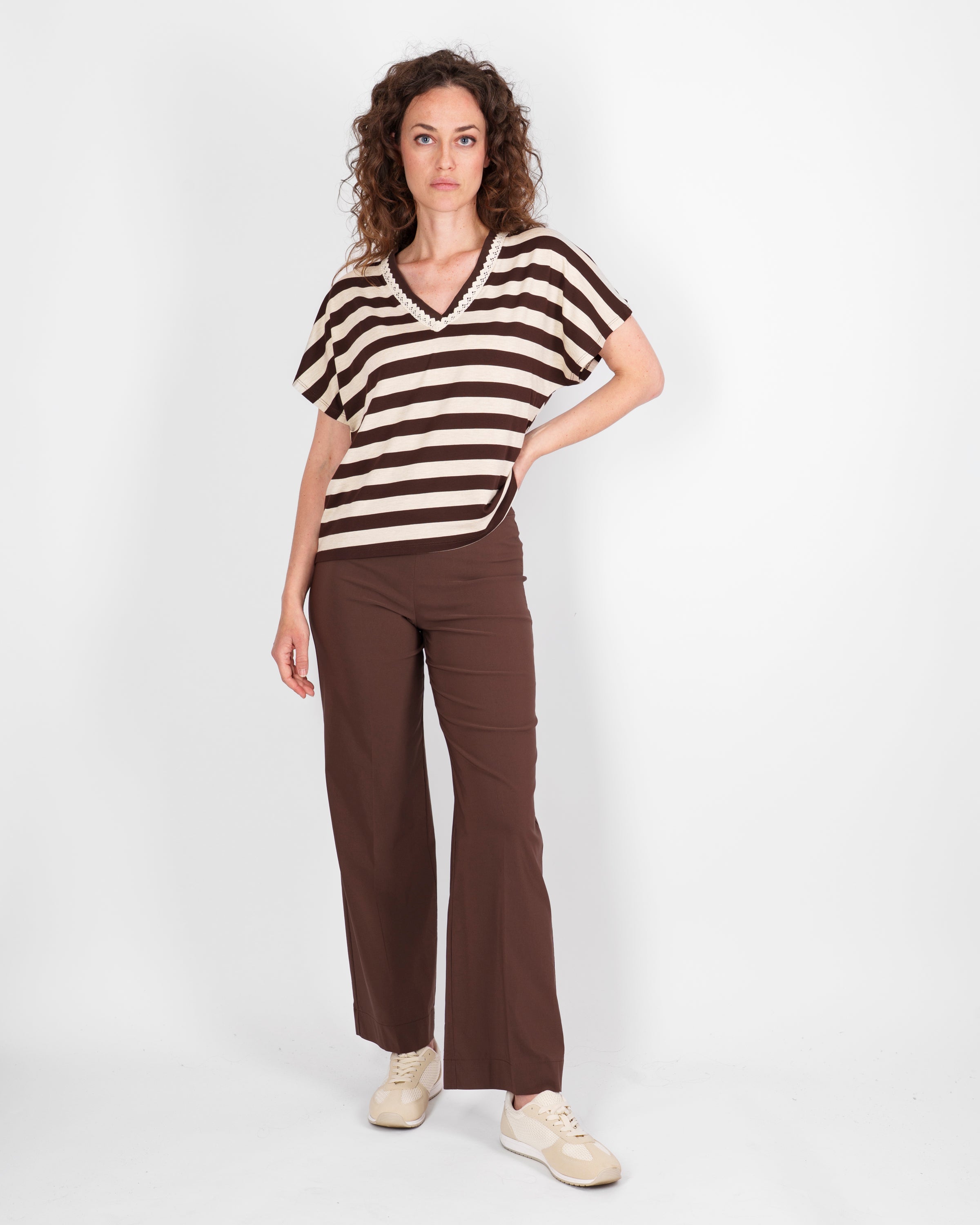 Pantalone palazzo viscosa leggera 1033/11