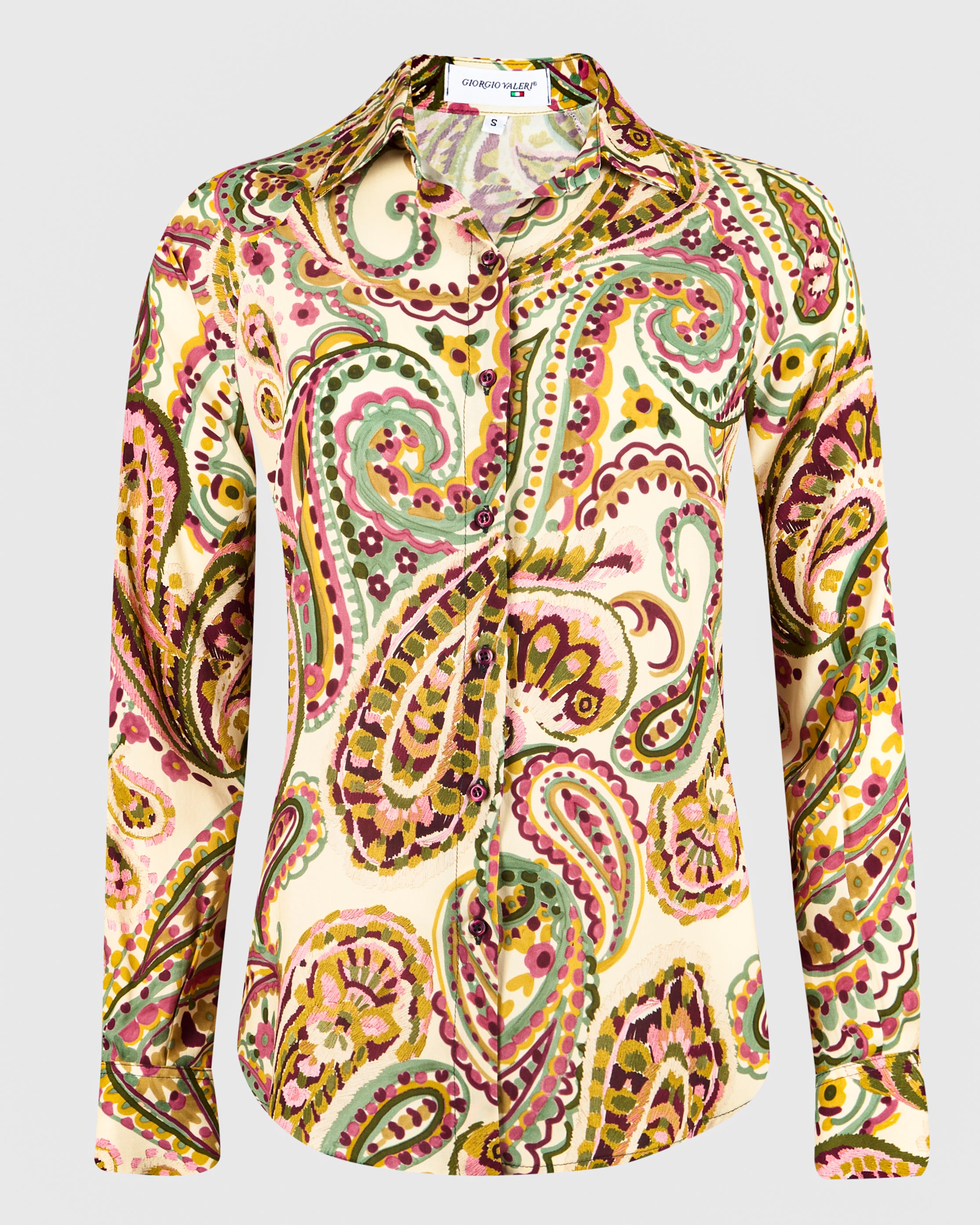 Camicia in viscosa fantasia 397518