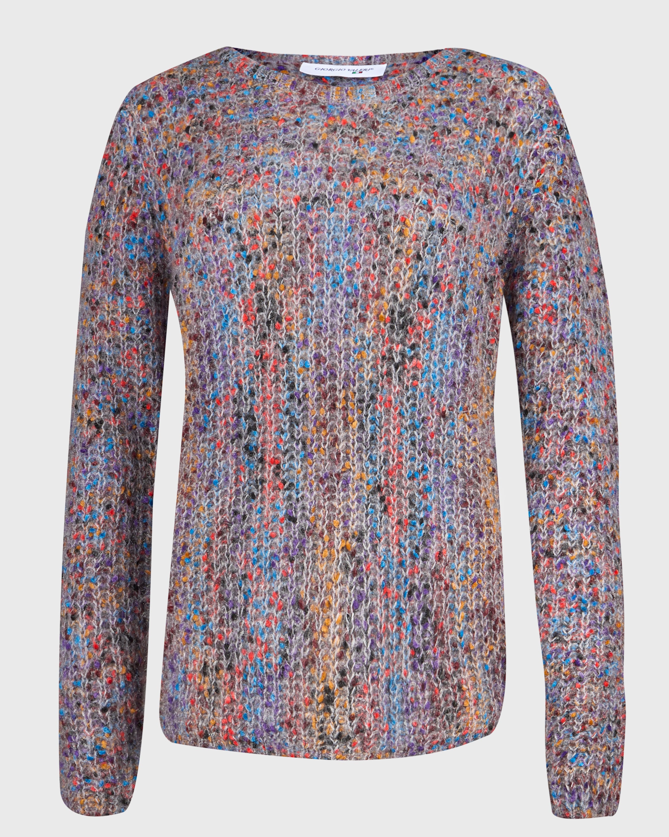 Girocollo filato punti multicolor 5836