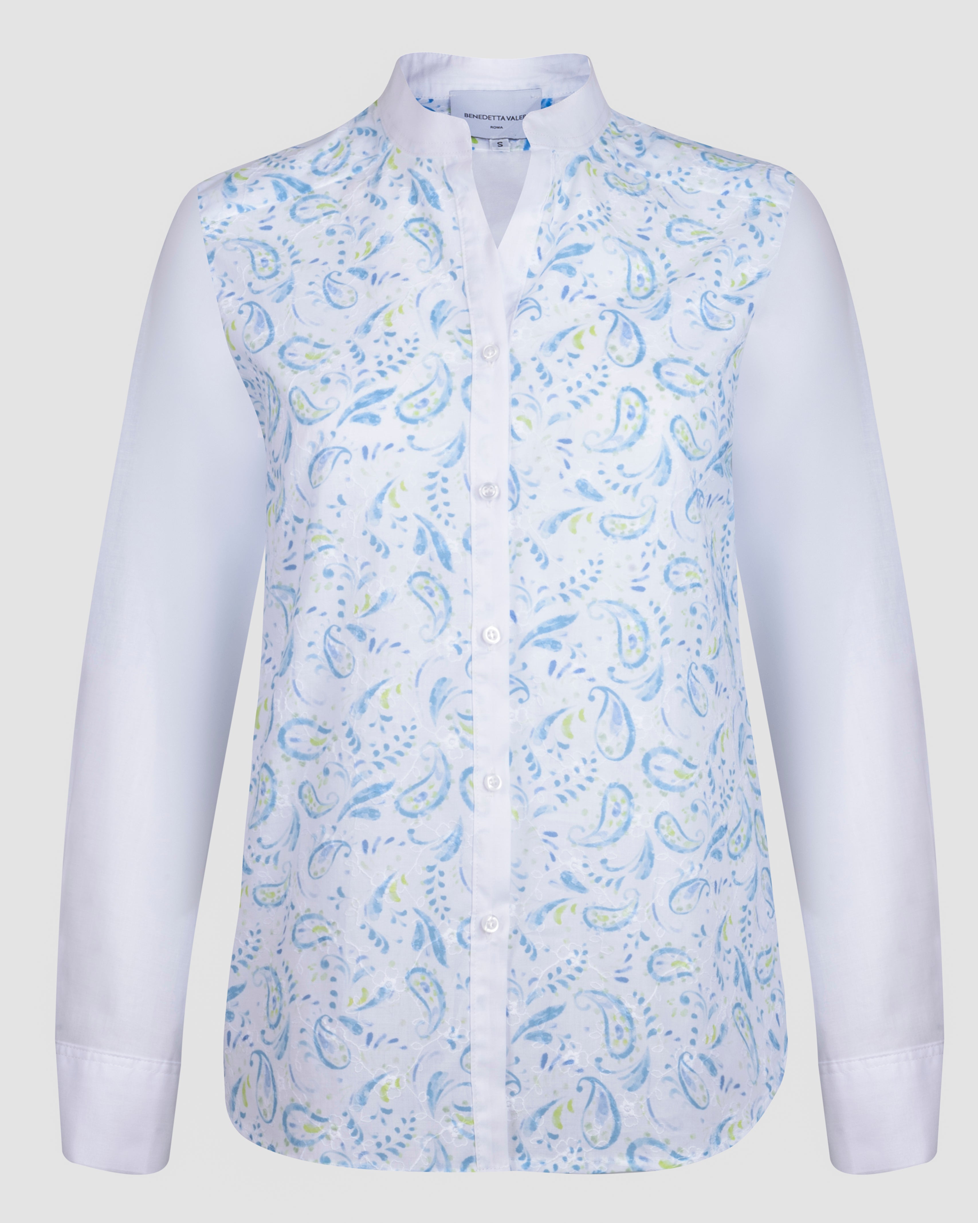 Camicia coreana cotone fantasia 435565