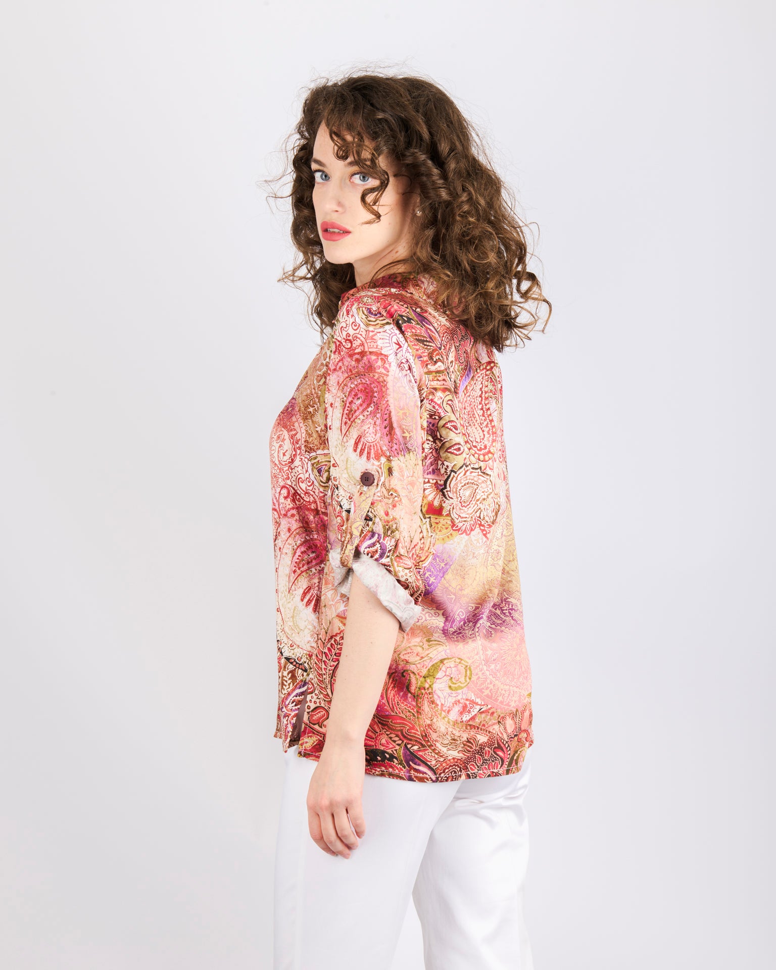 Polo stampa fiori SPERATA