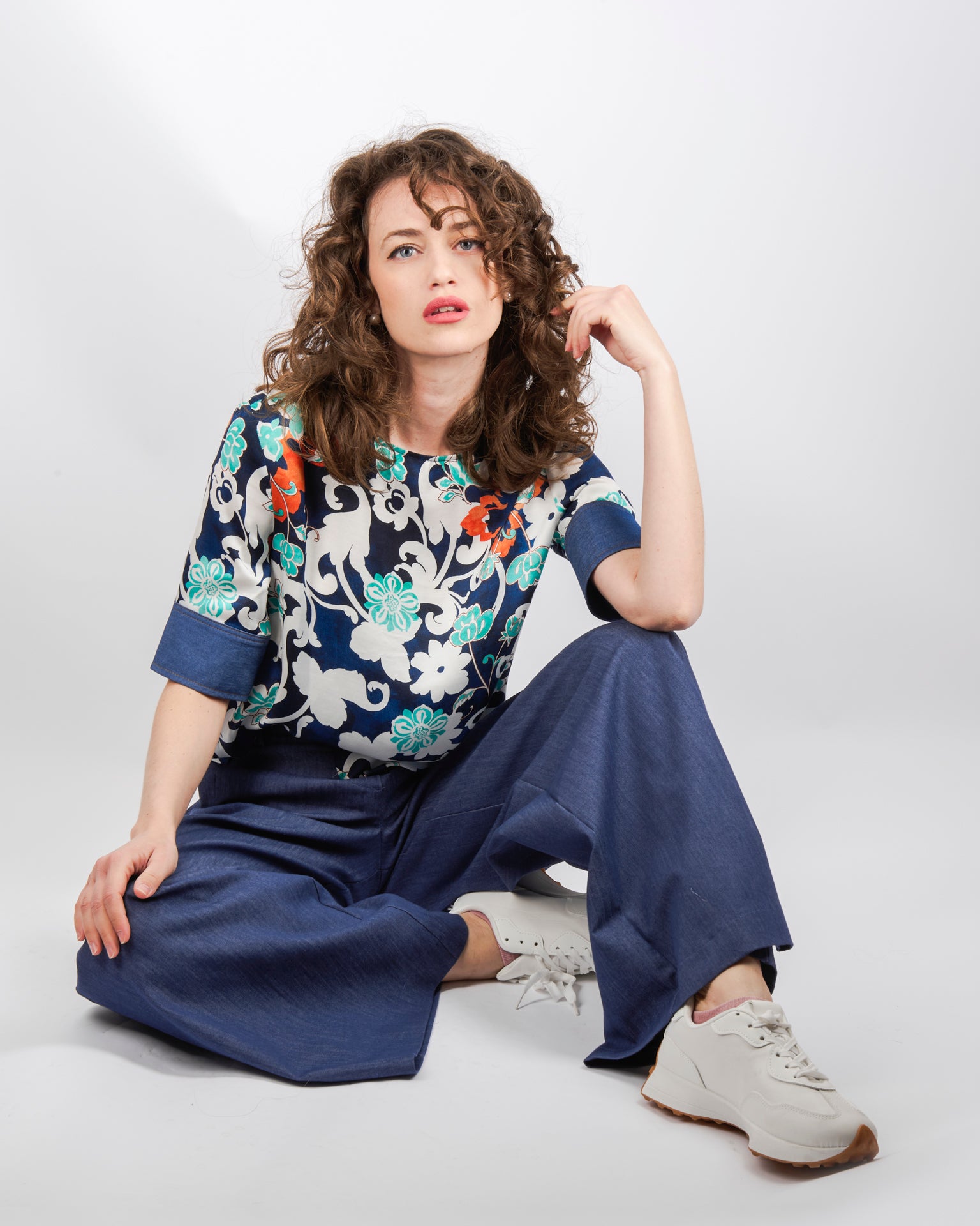 Casacca inserti denim SAGOMA