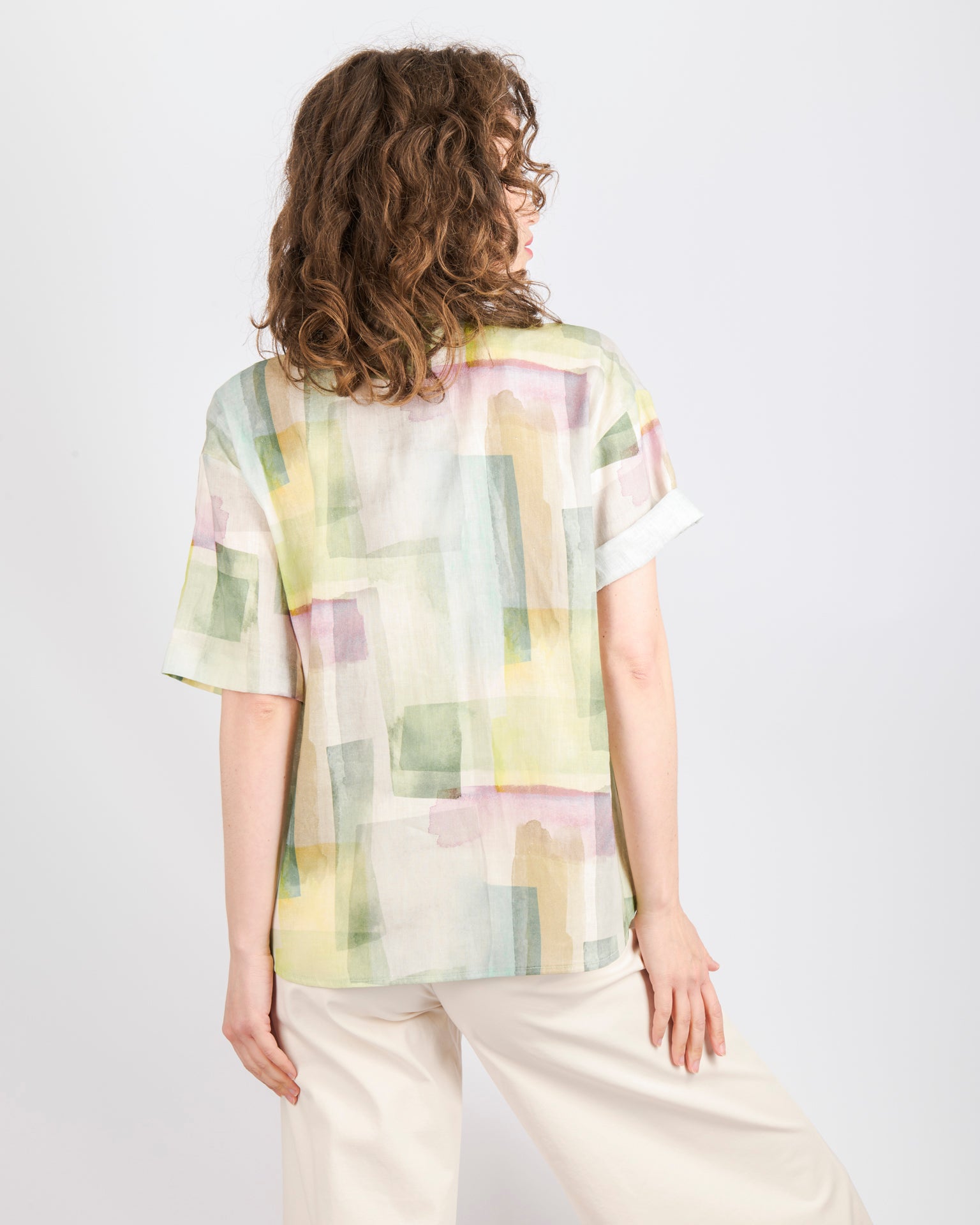 Camicia lino e cotone 25-09M