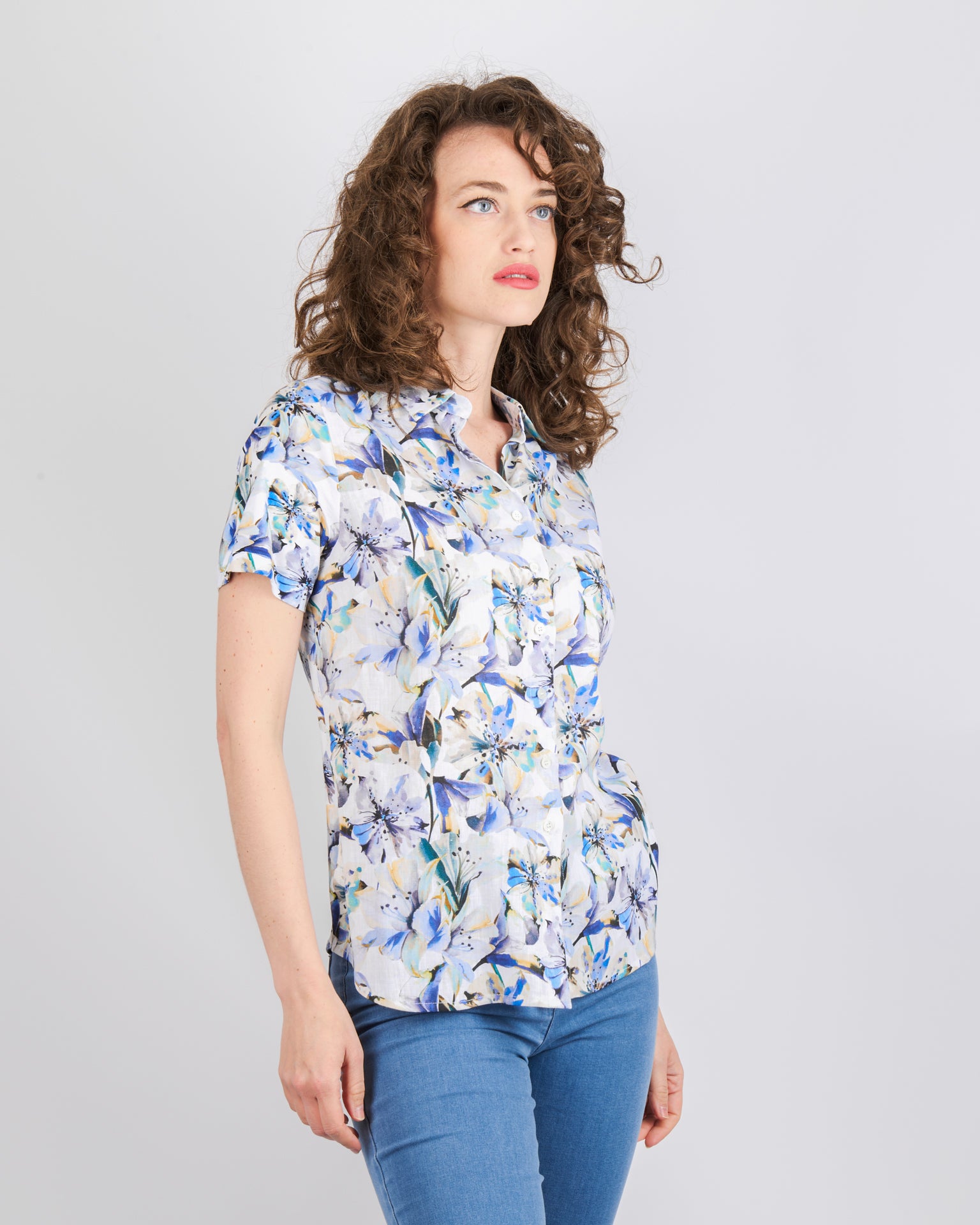 Camicia soft fantasia line e cotone 25-69M