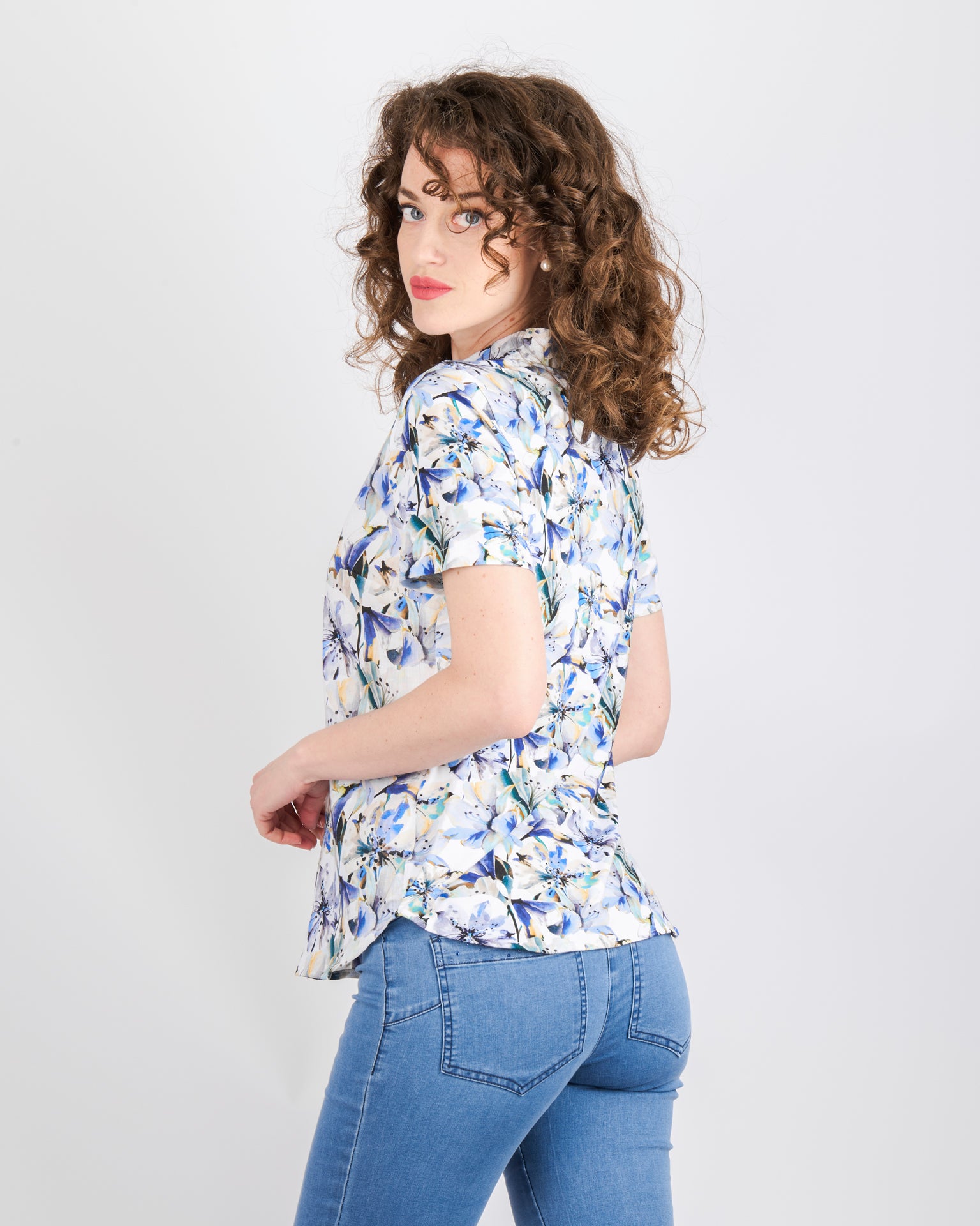 Camicia soft fantasia line e cotone 25-69M