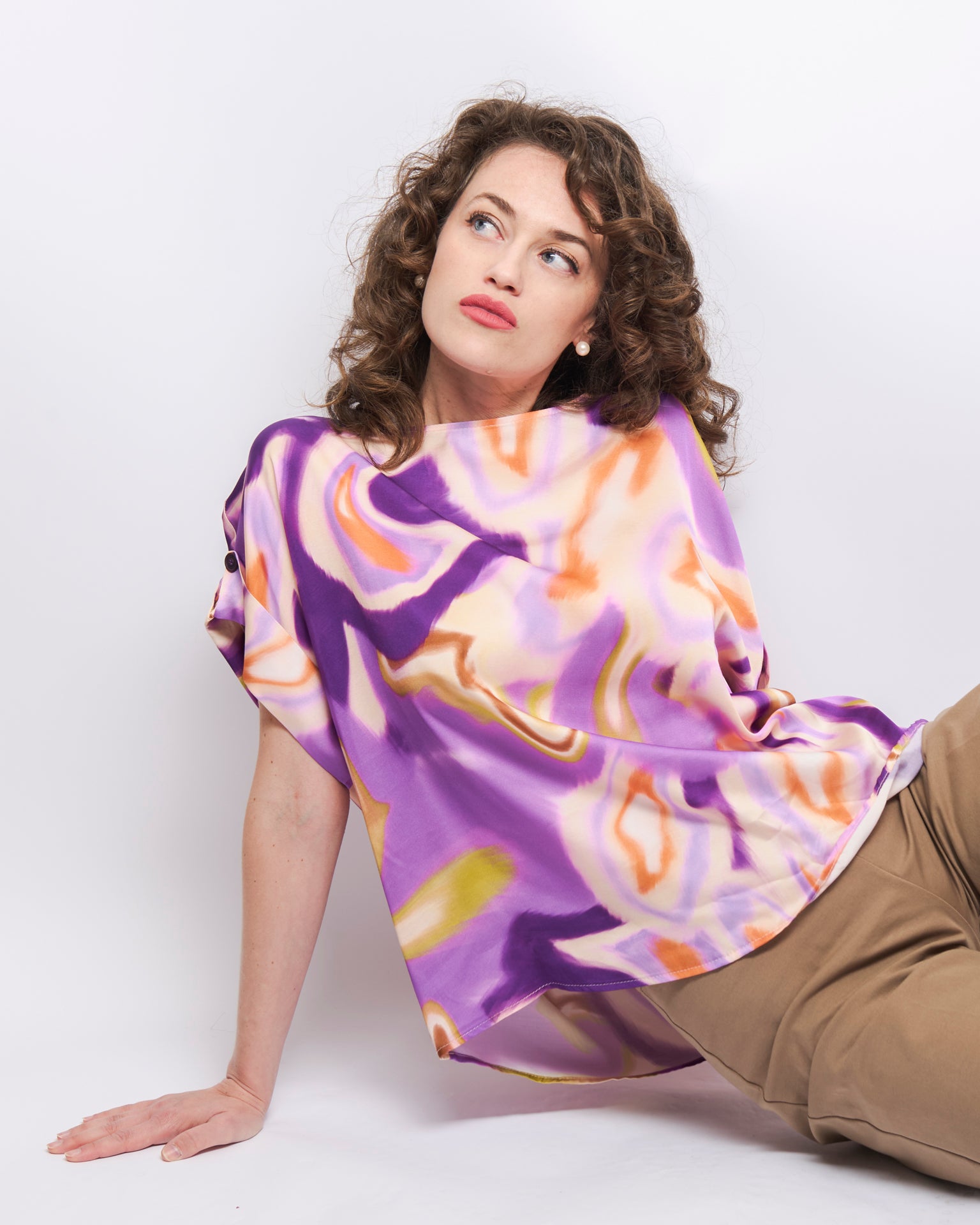 Blusa manica scesa STAMIRA