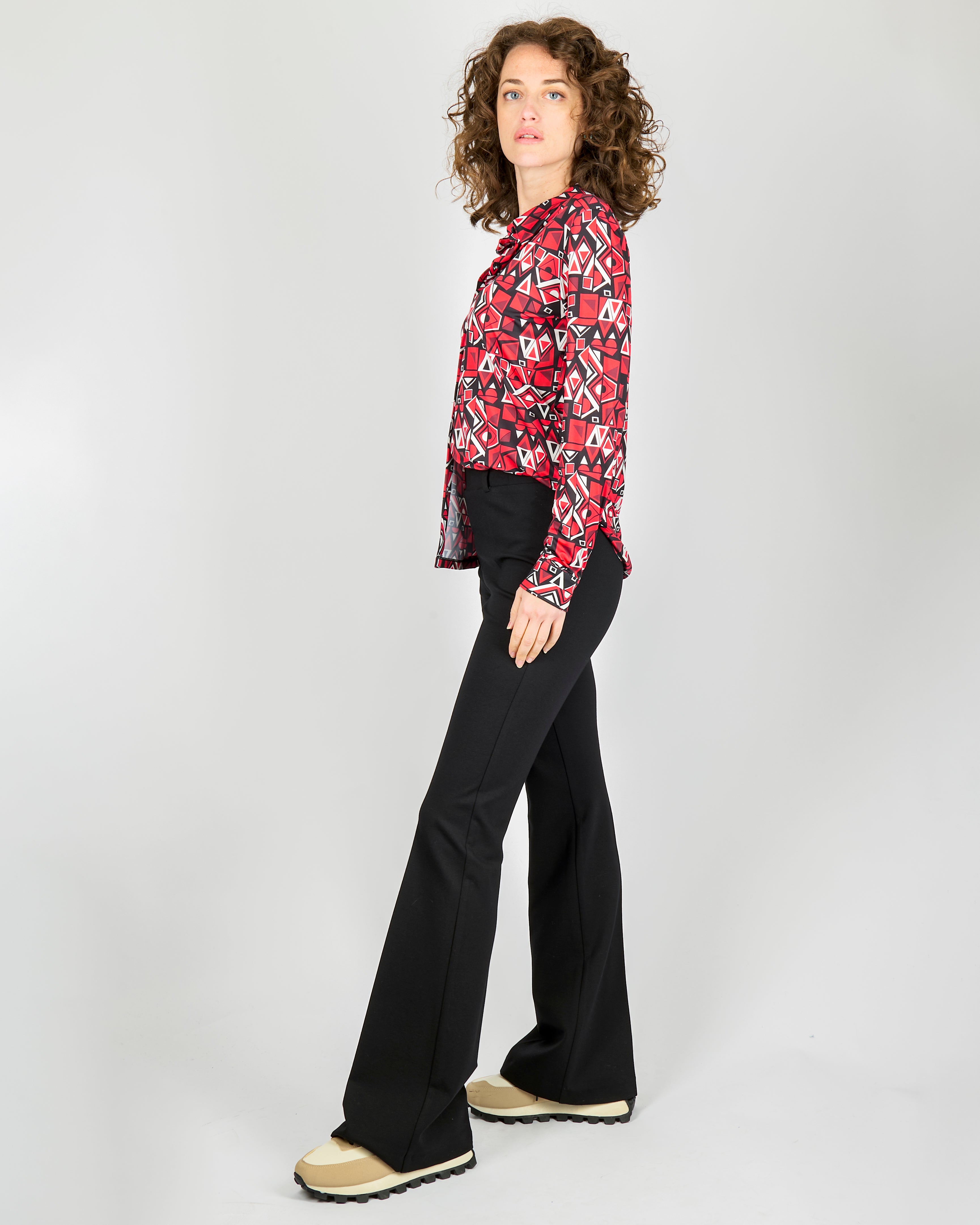 Pantalone zampa punto milano PROMESSA