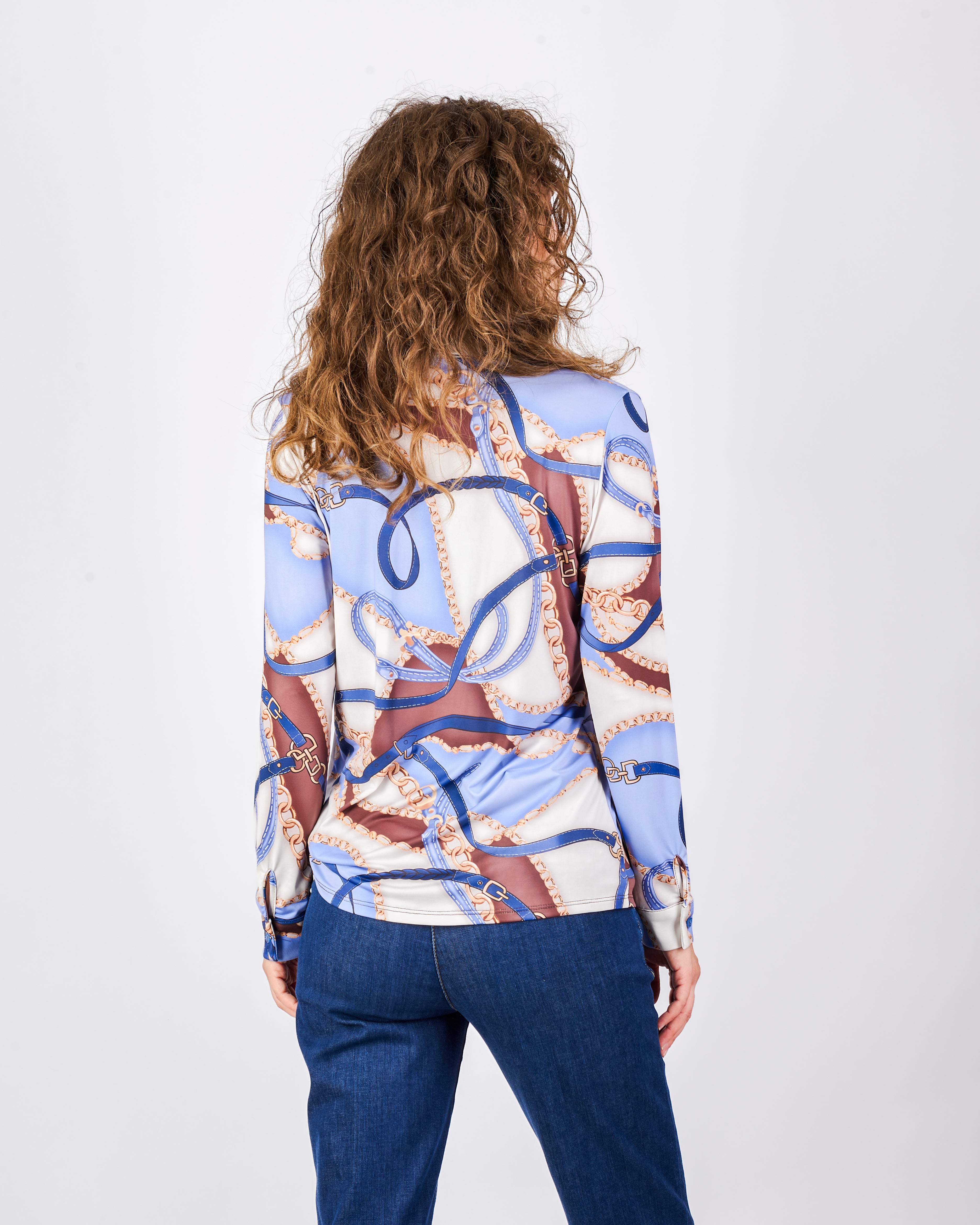 Camicia in jersey fantasia CANGURO
