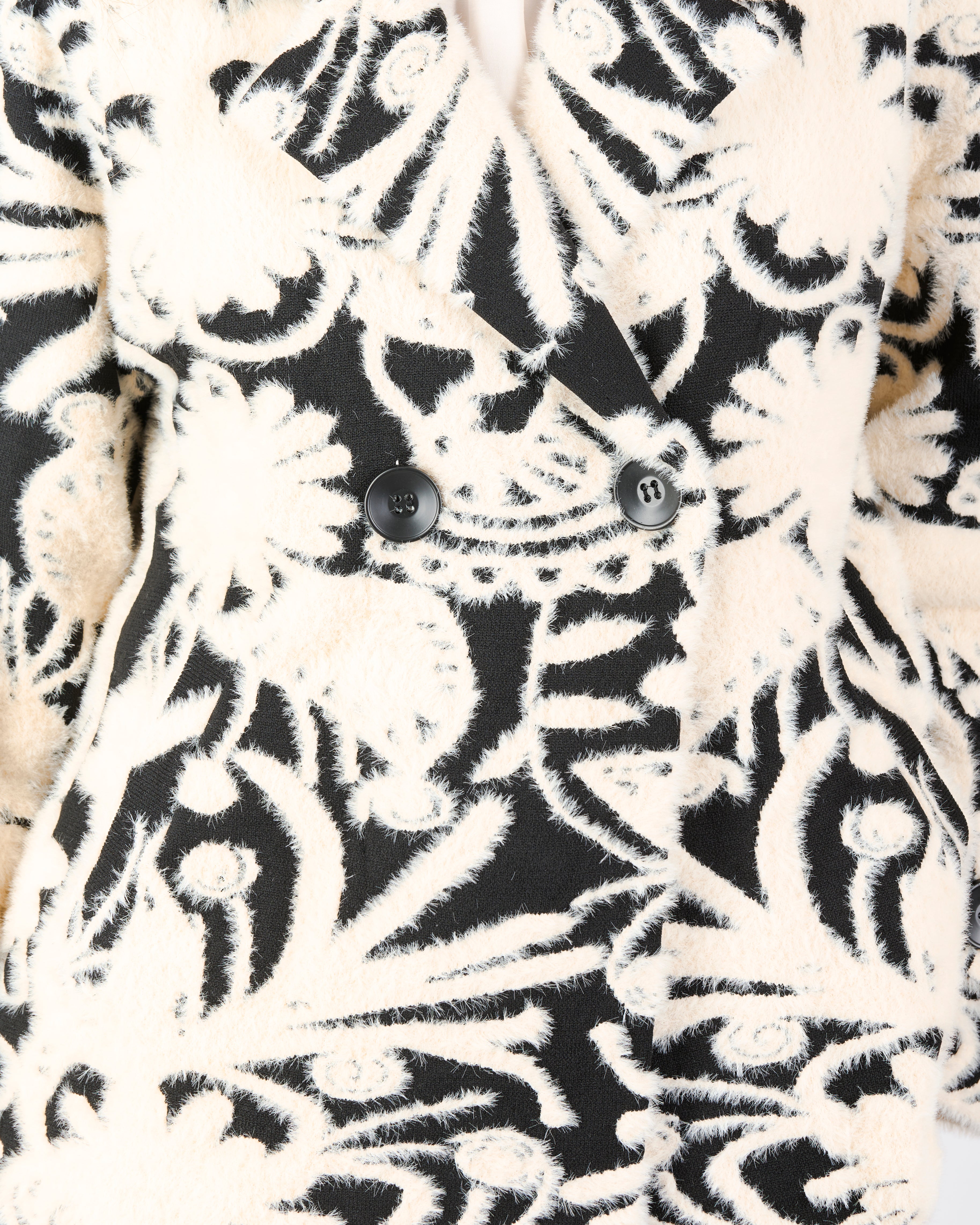 Giacca cappotto doppio petto jaquard 2610