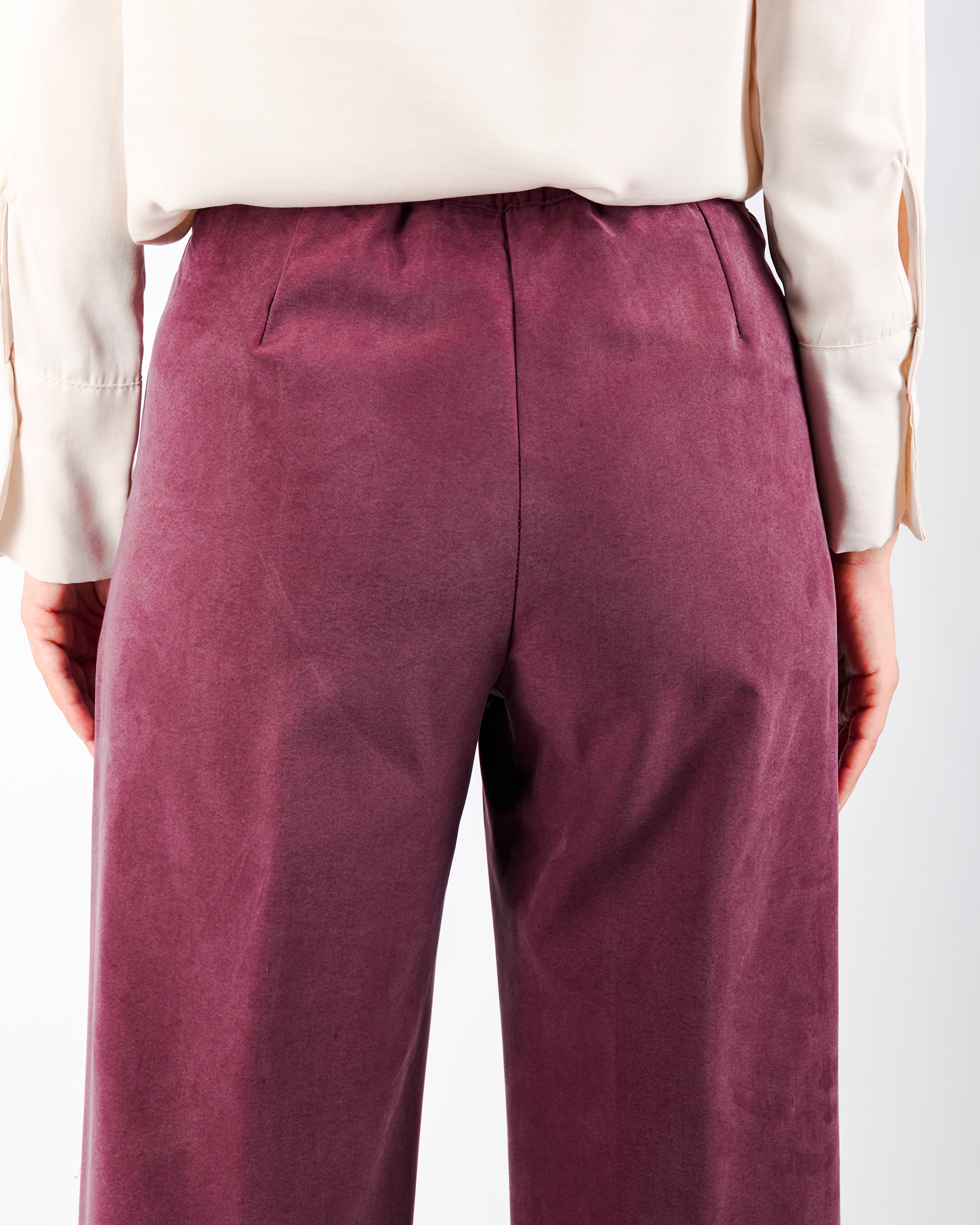 Pantalone in cupro largo soft PA 790