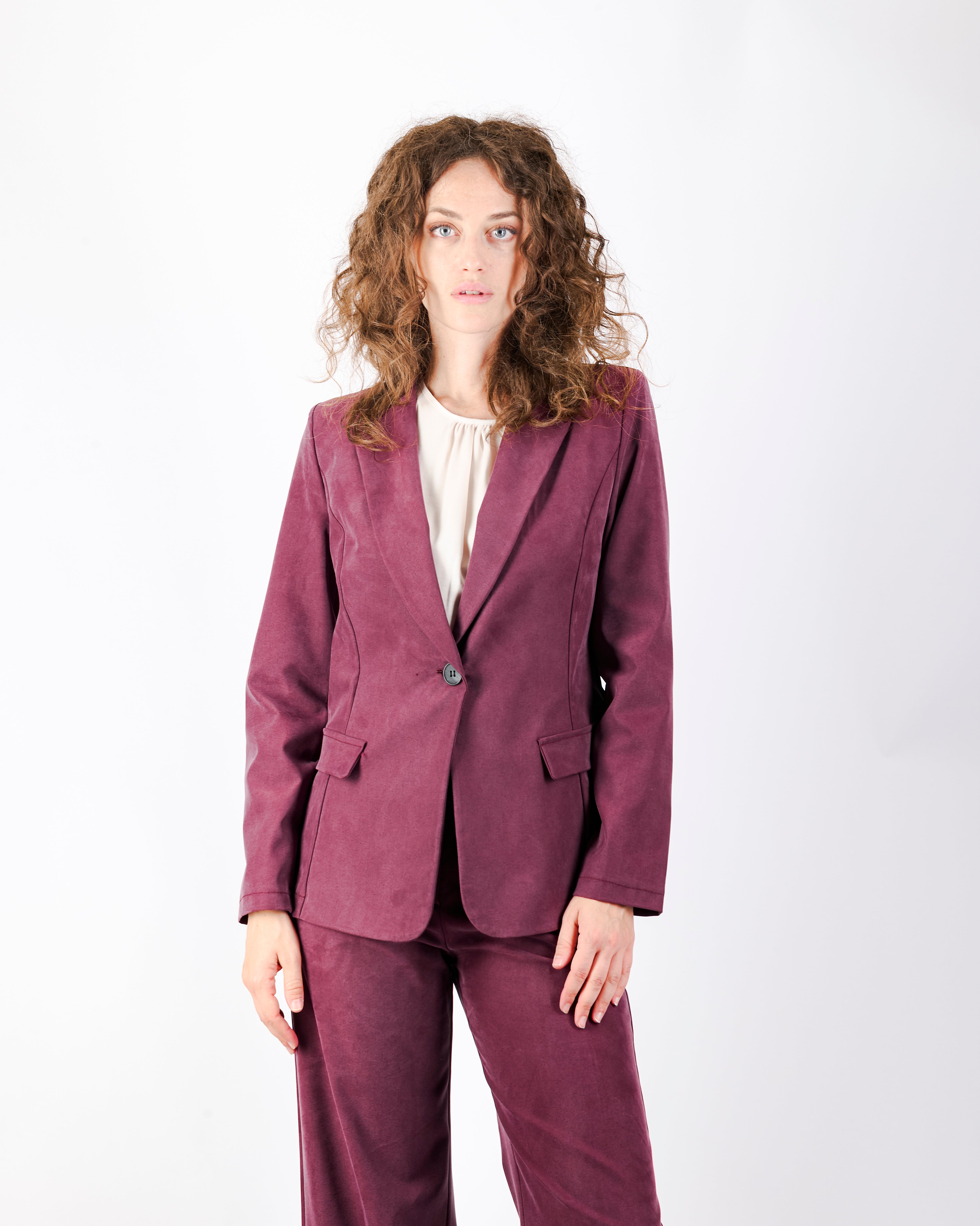 Giacca bottone in cupro soft GI 700