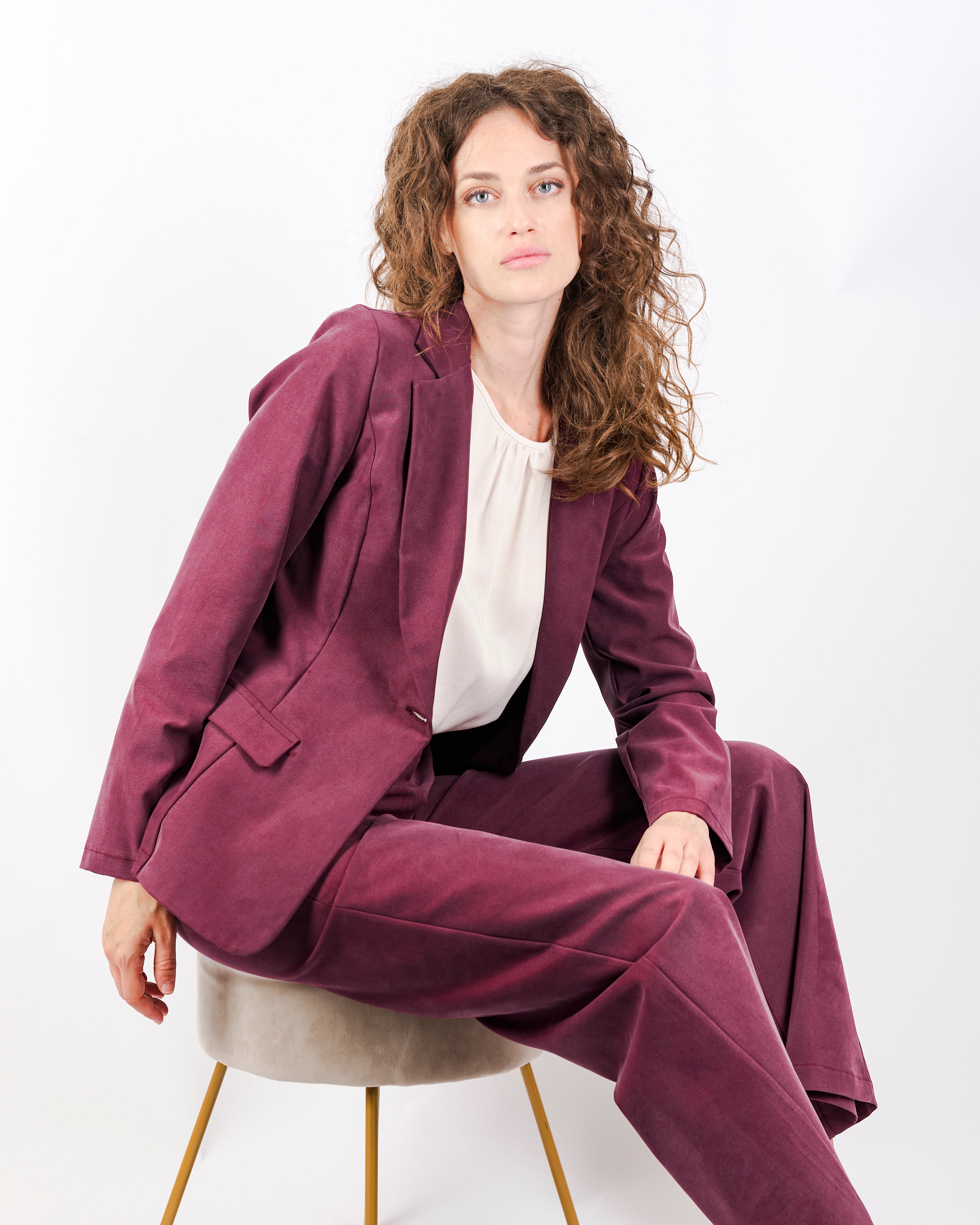 Giacca bottone in cupro soft GI 700