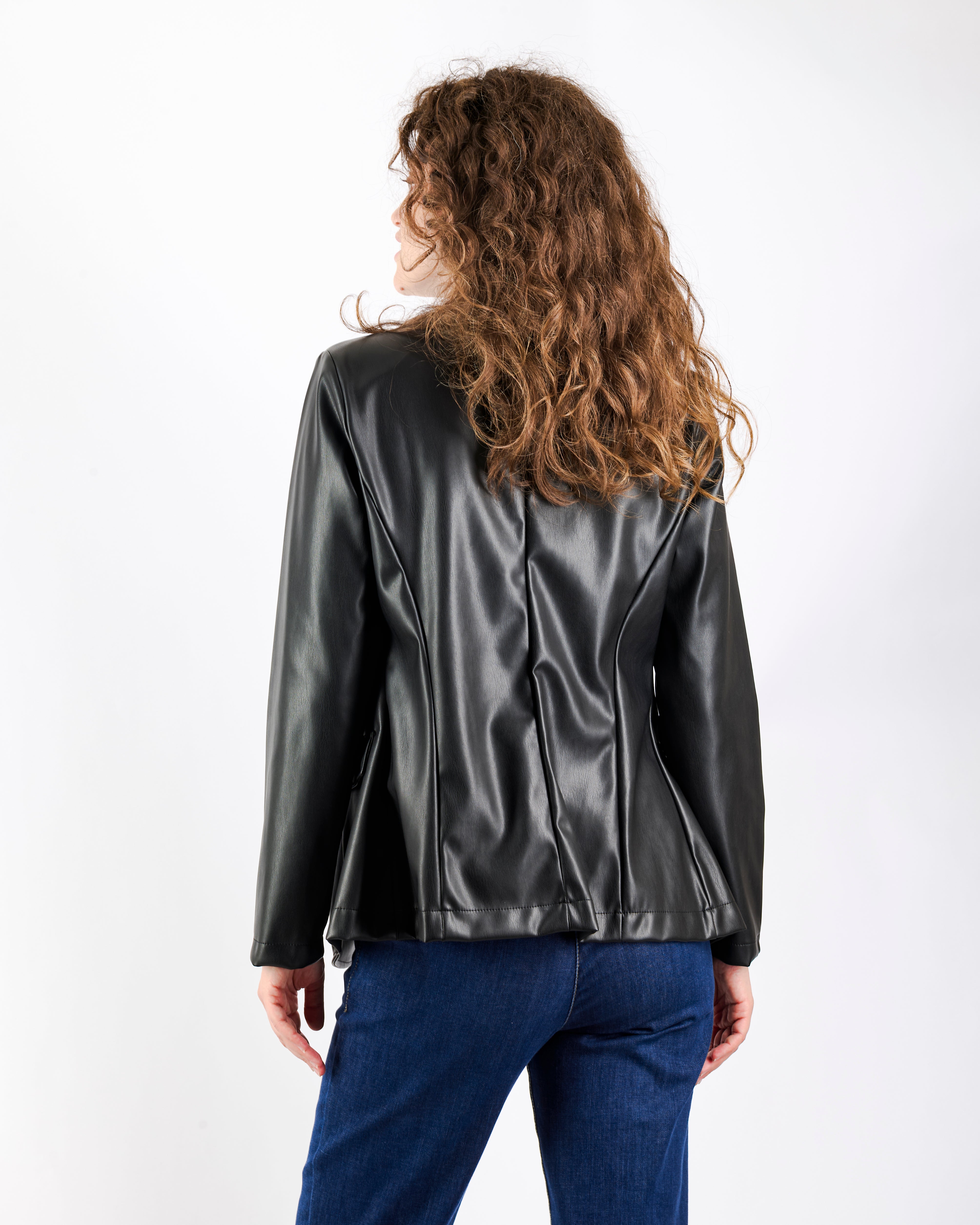 Giacca in ecopelle soft DIAMANTE