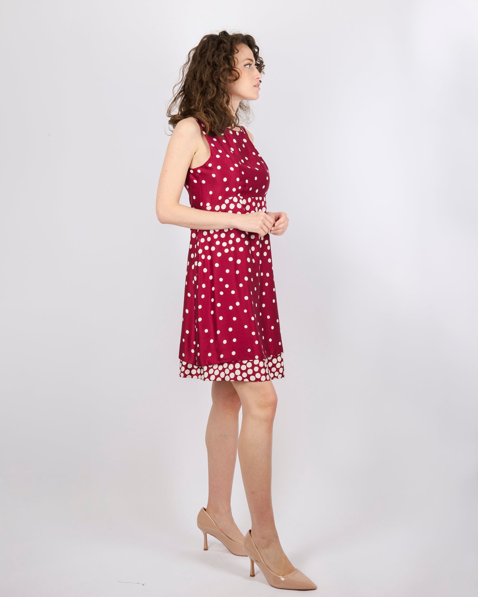 Abito viscosa pois degradè DS 5062