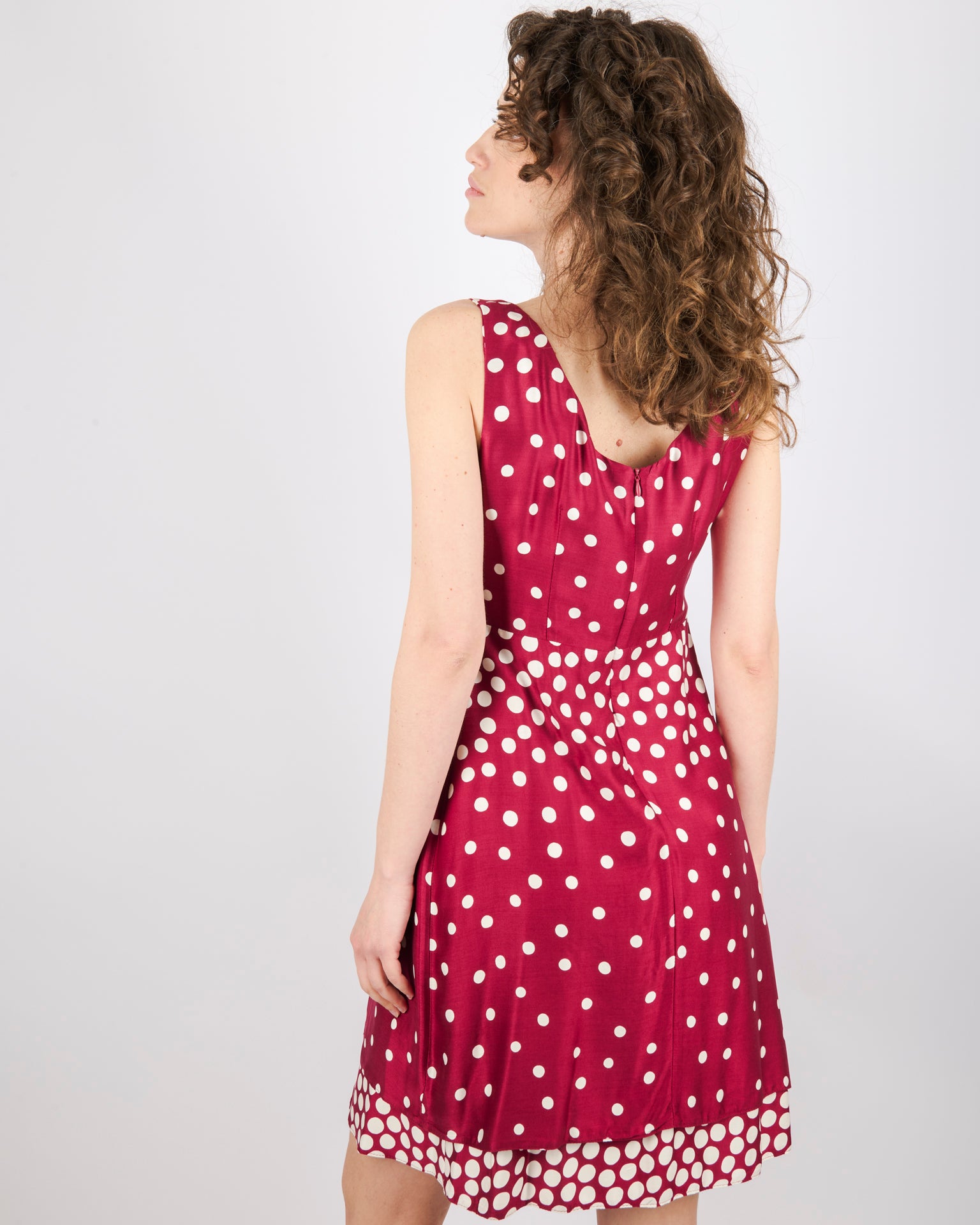 Abito viscosa pois degradè DS 5062