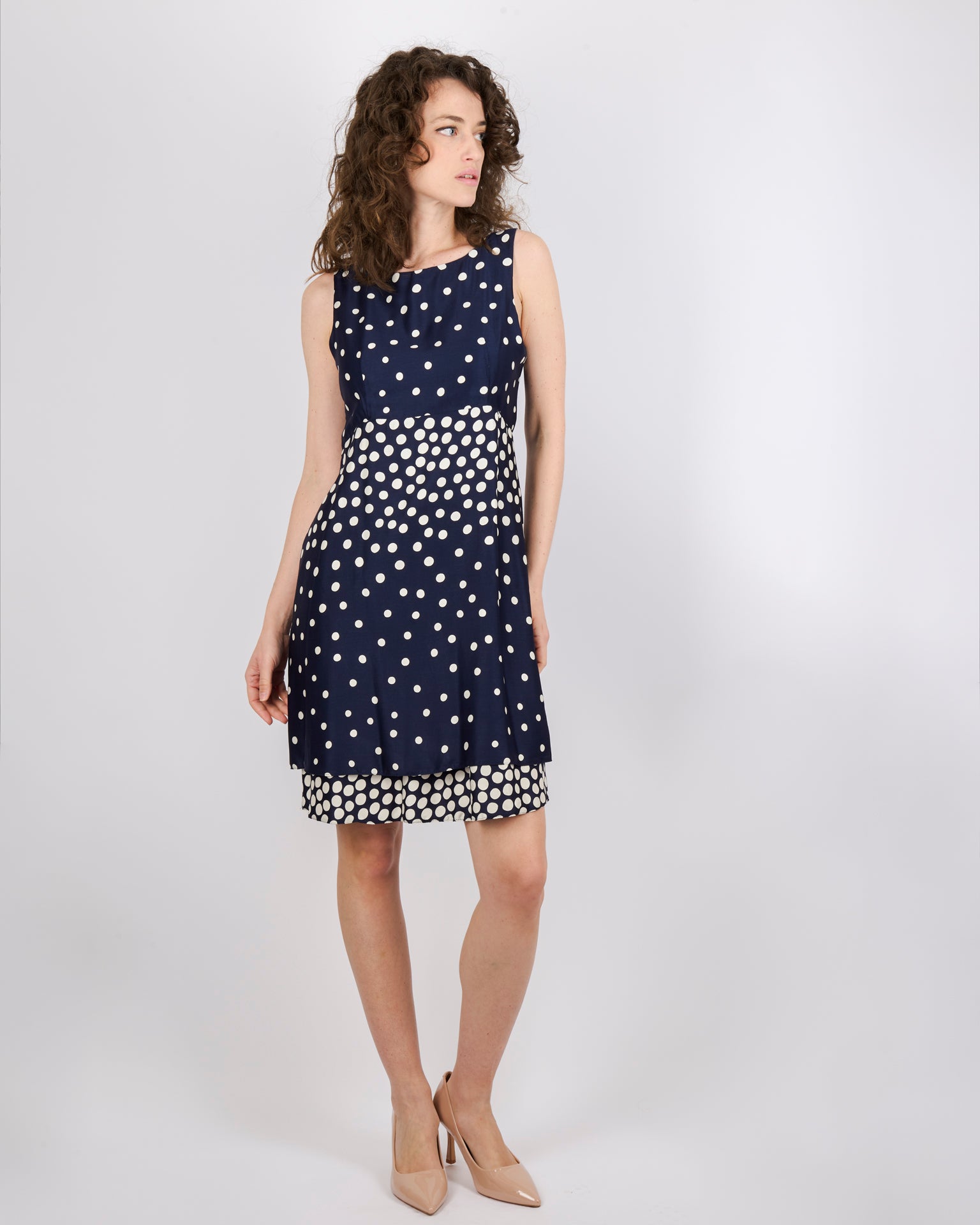 Abito viscosa pois degradè DS 5062