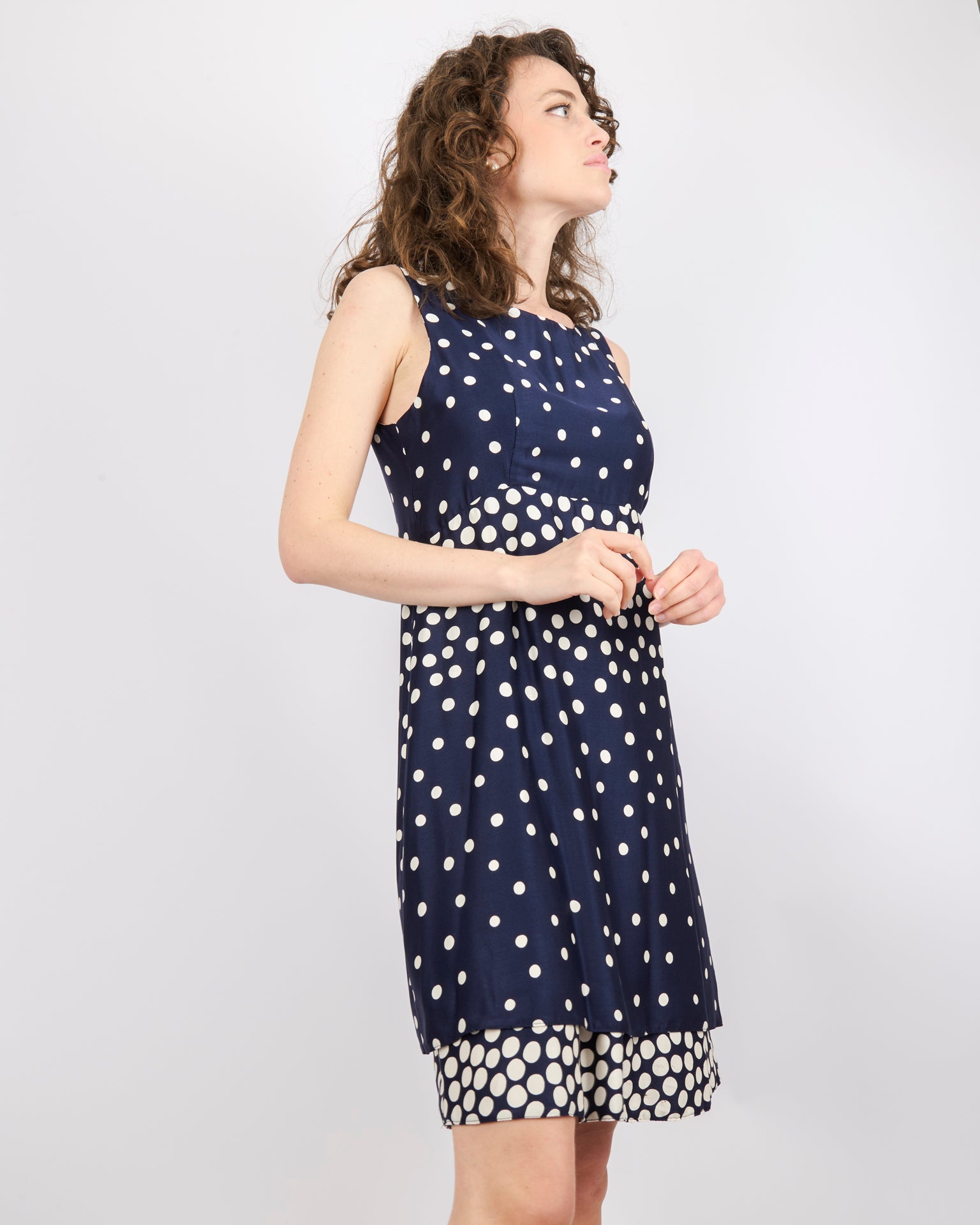 Abito viscosa pois degradè DS 5062