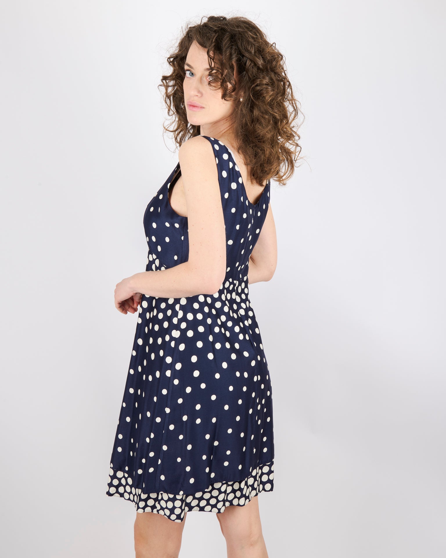 Abito viscosa pois degradè DS 5062