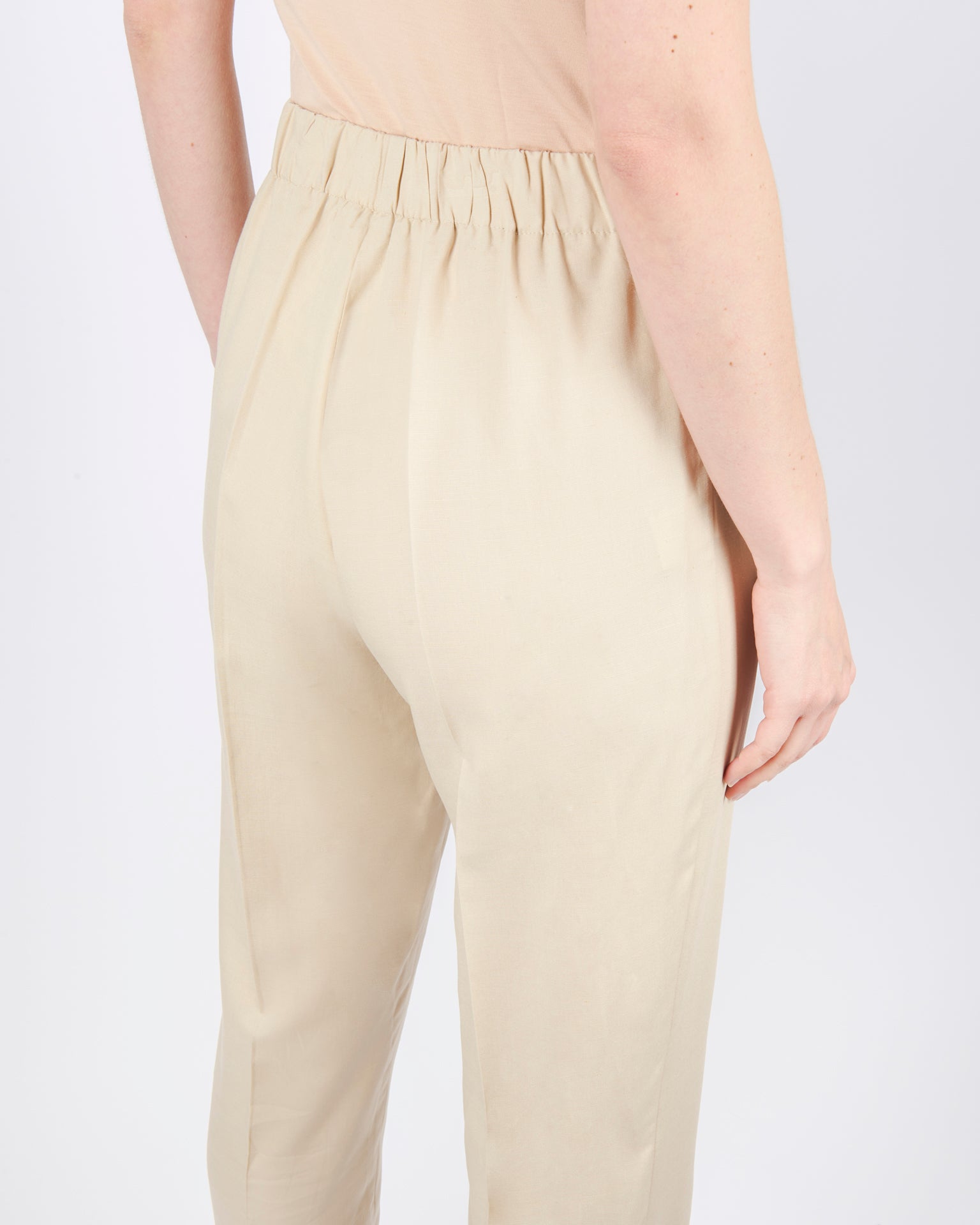Pantalone elastico dietro lino LASCITO