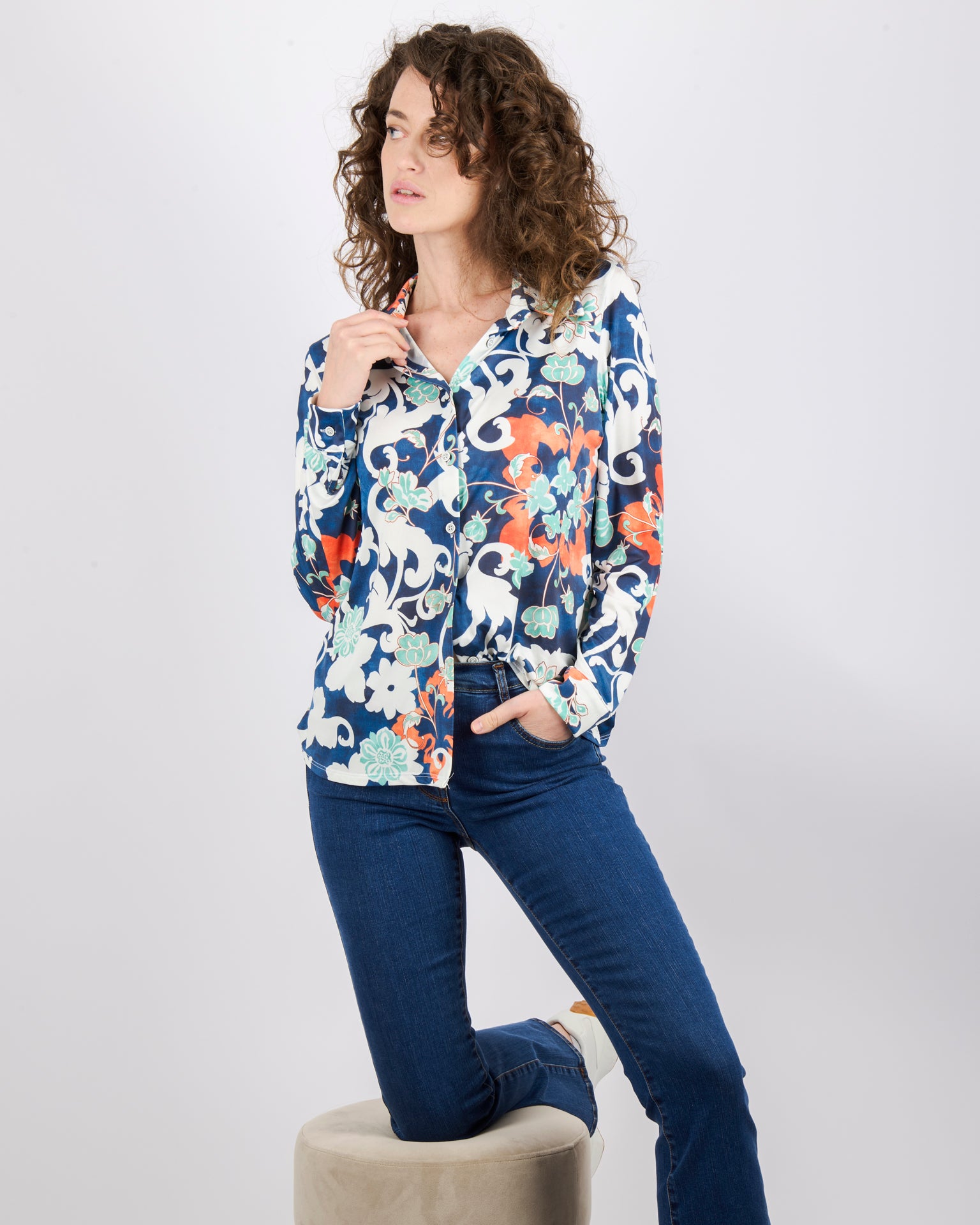 Camicia in jersey SACCARINA