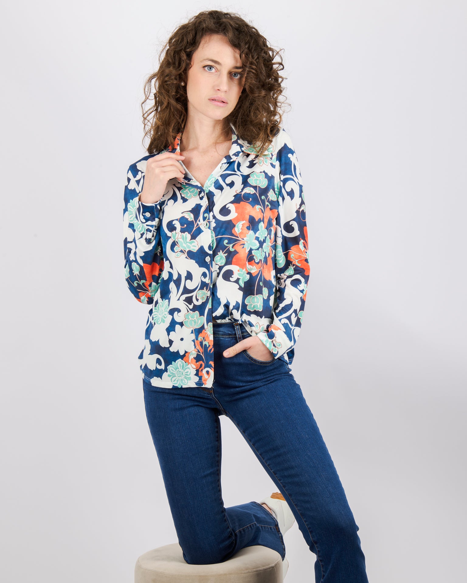 Camicia in jersey SACCARINA